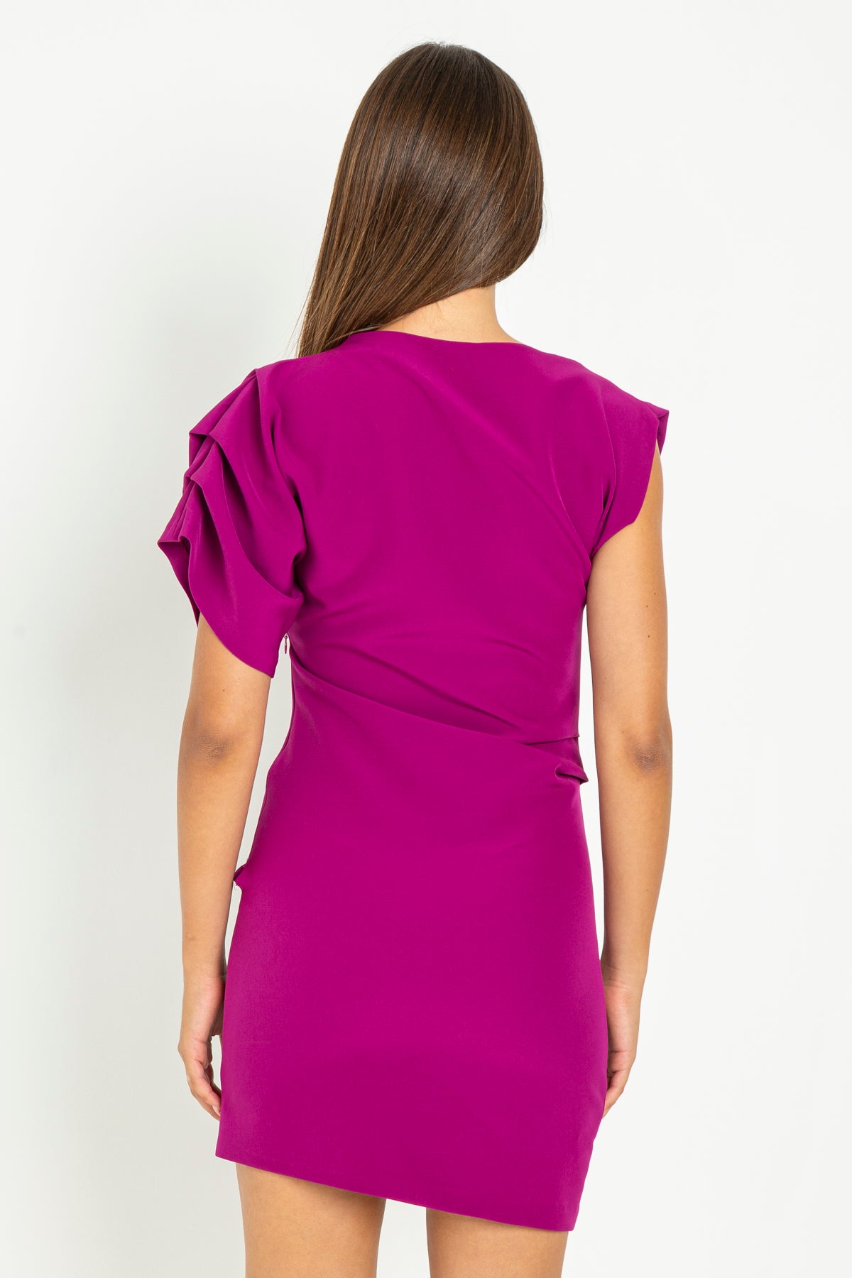 One-shoulder sheath dress