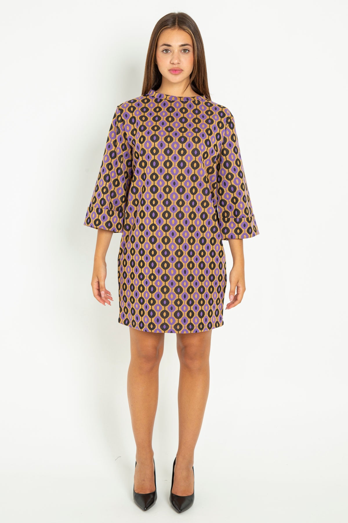 60's patterned dress