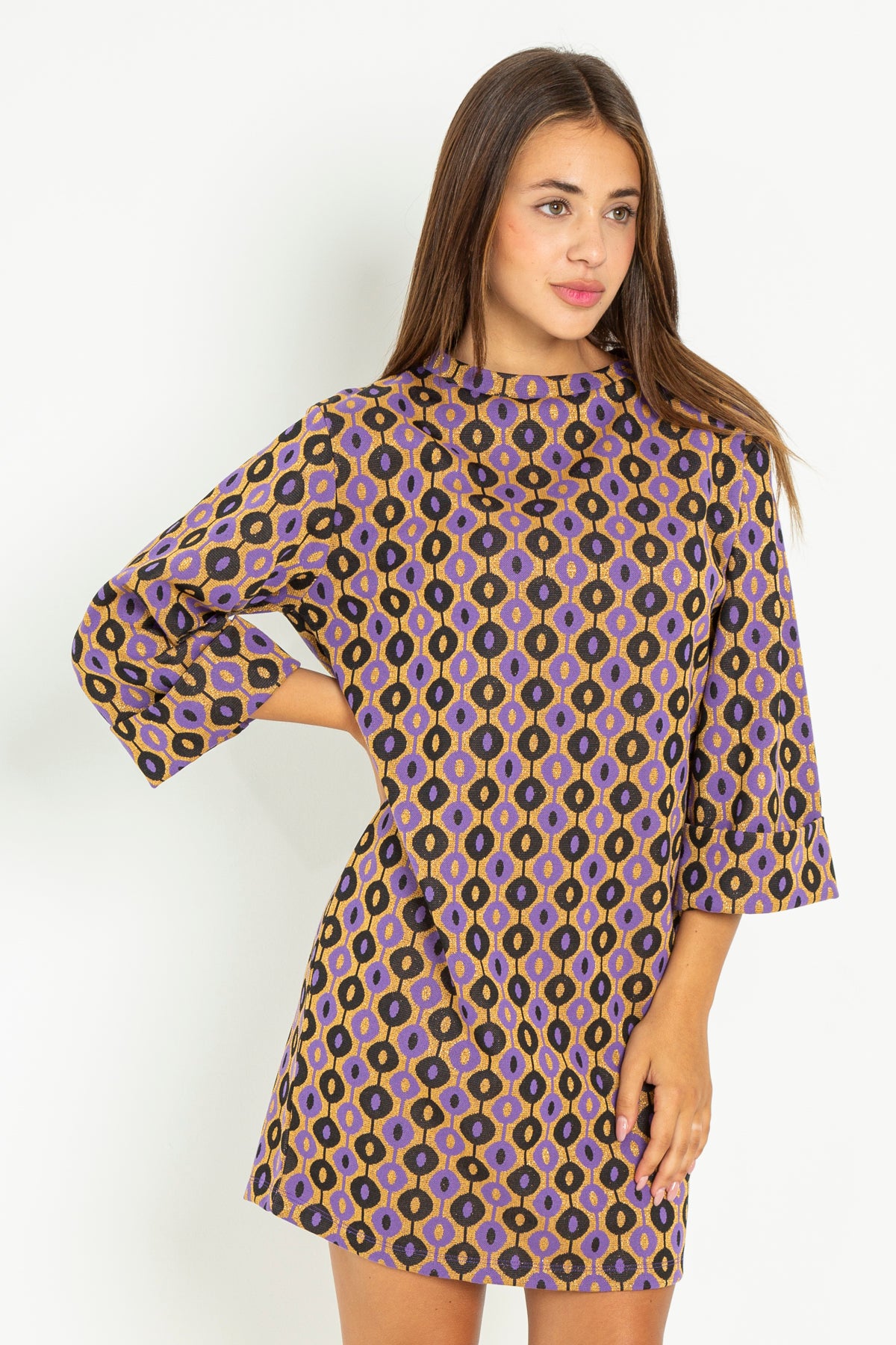 60's patterned dress