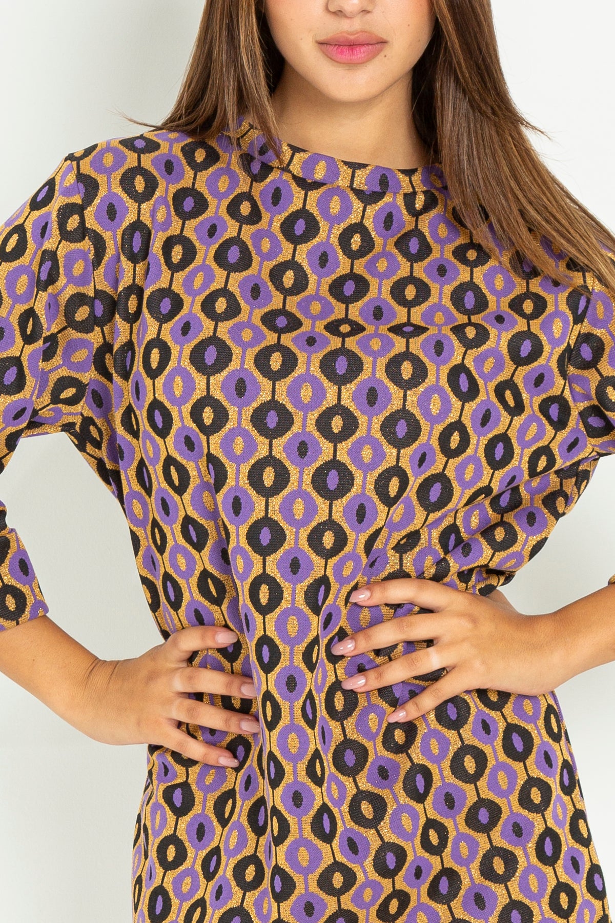 60's patterned dress