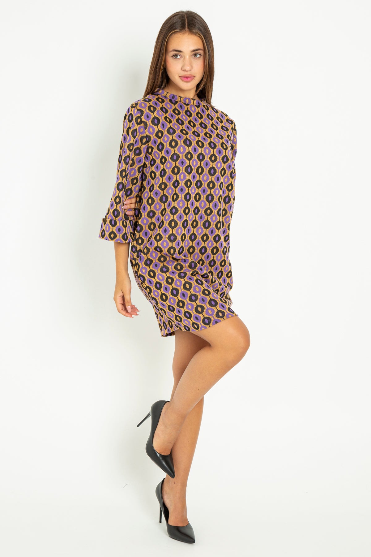 60's patterned dress