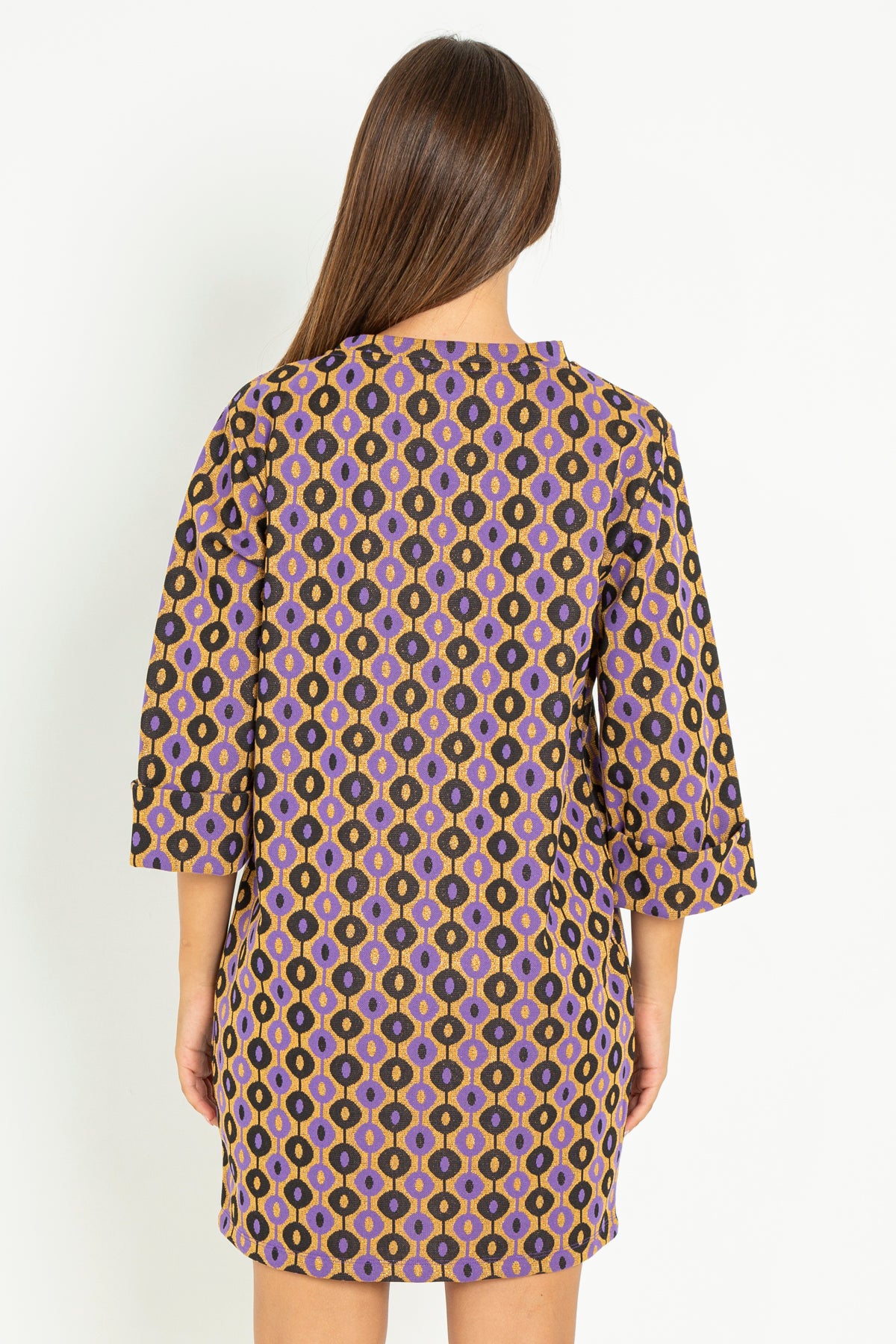 60's patterned dress