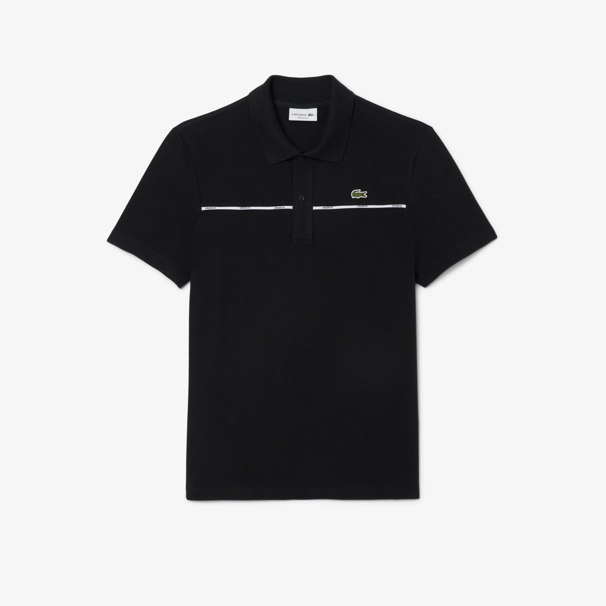 Polo con bordo con logo