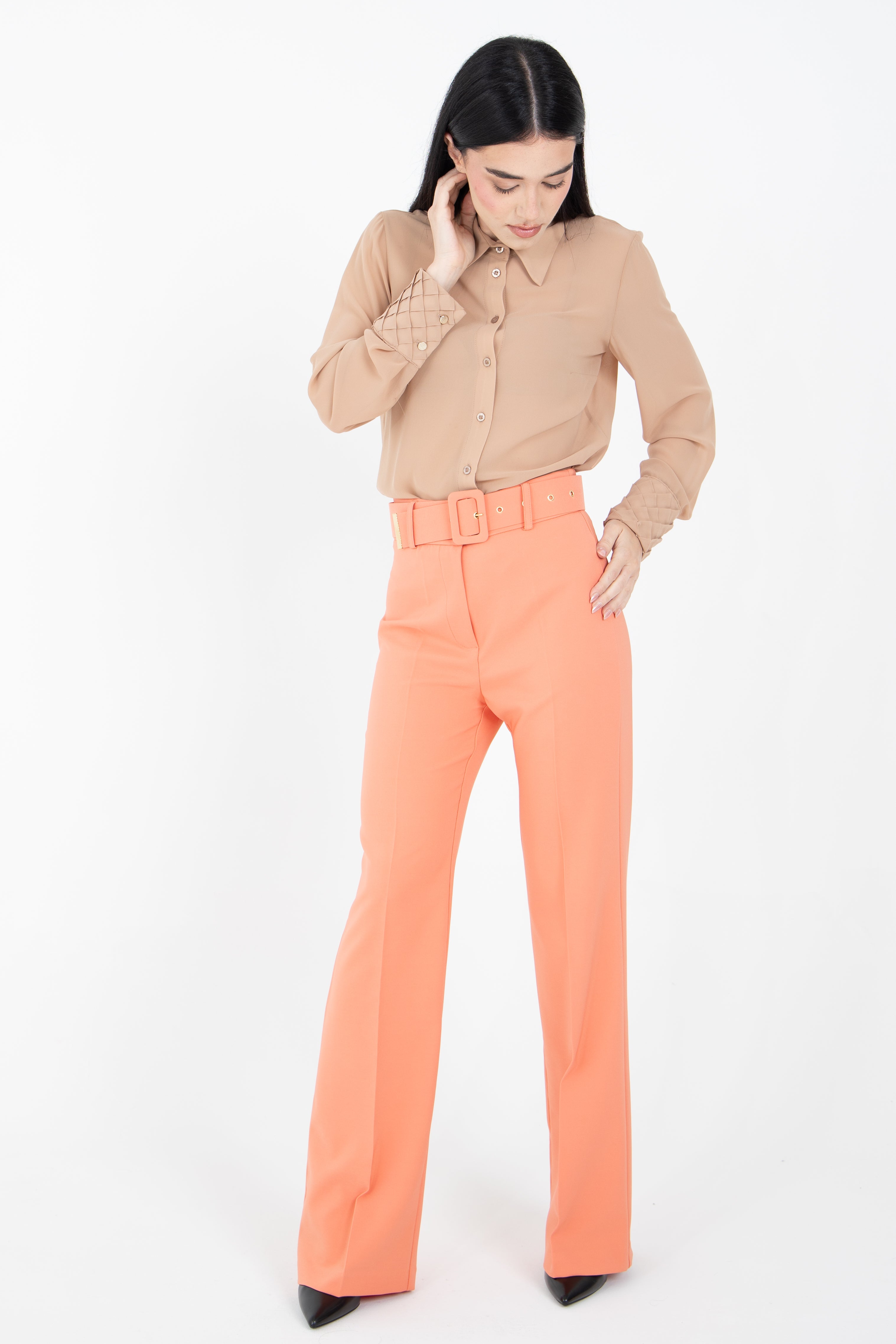 Pantalone a gamba dritta