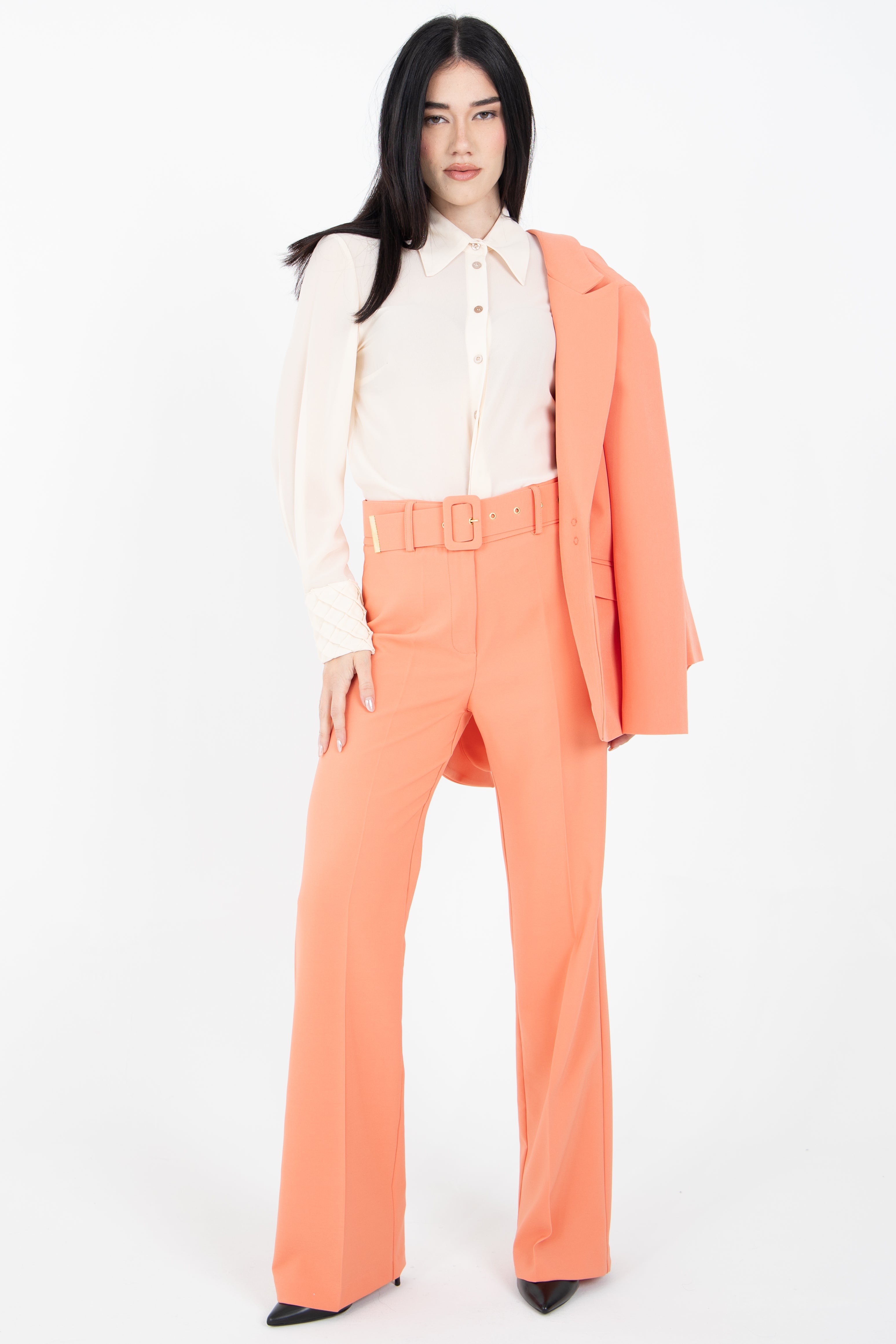 Pantalone a gamba dritta