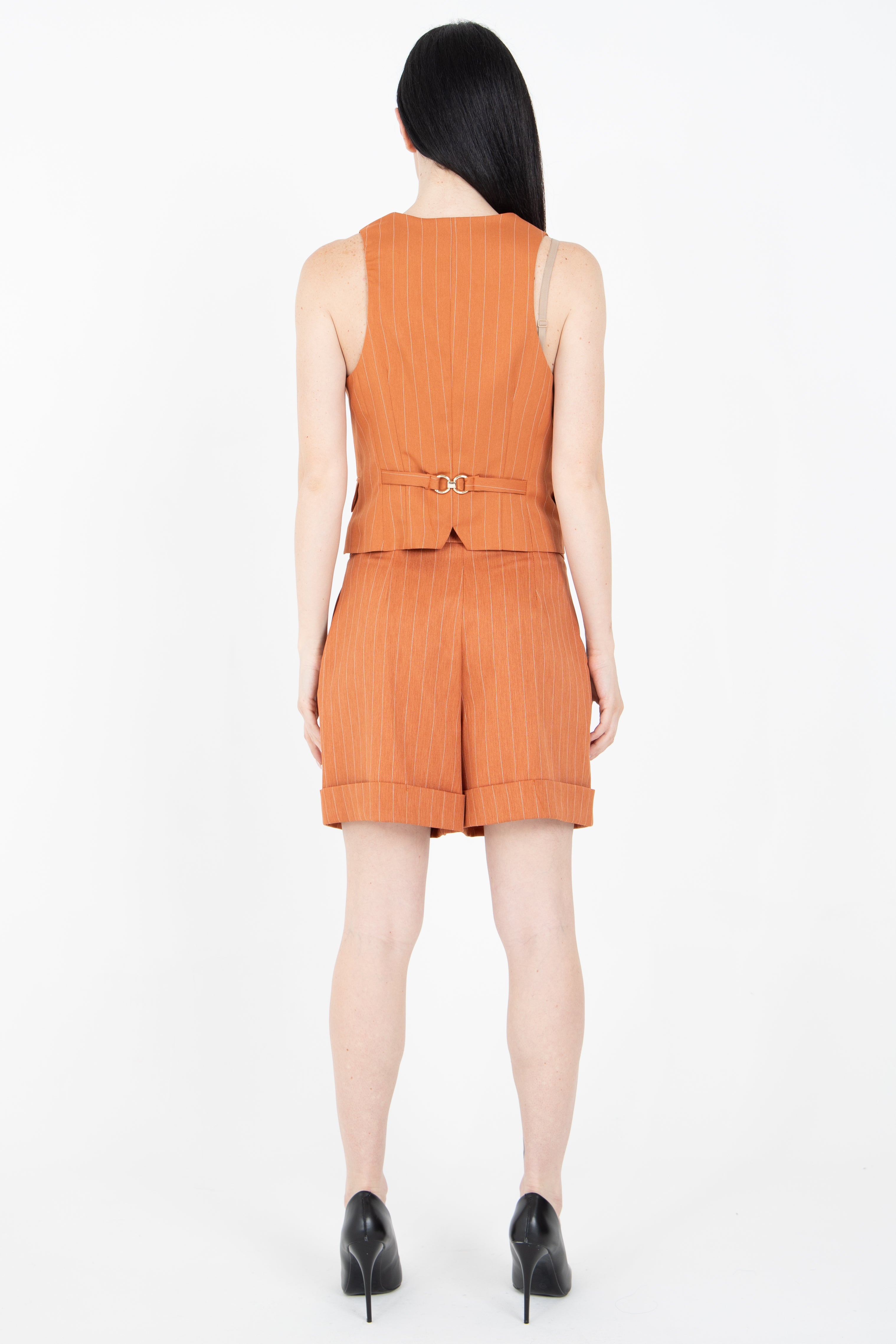 Gilet a fantasia gessato