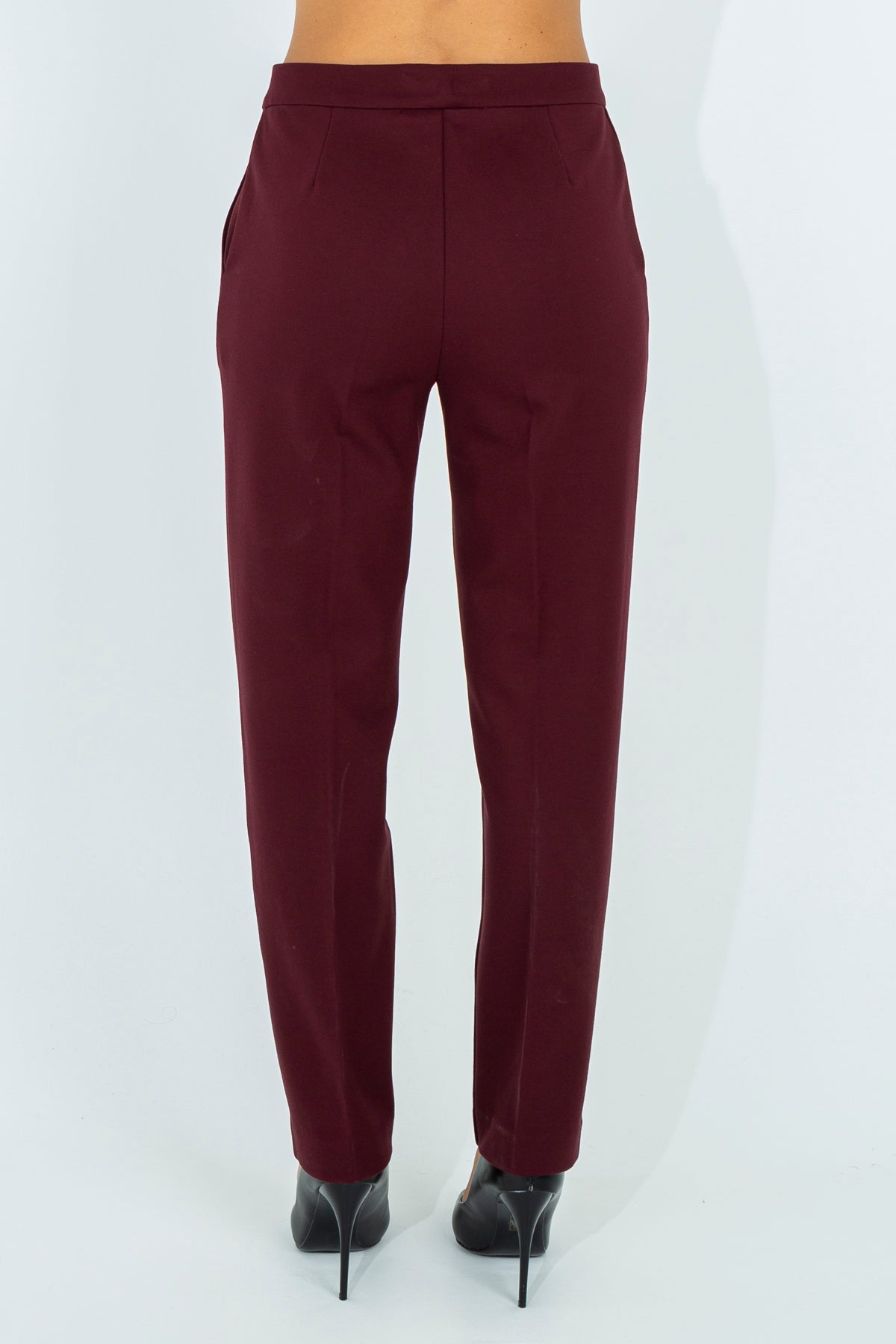 Milanese stitch trousers