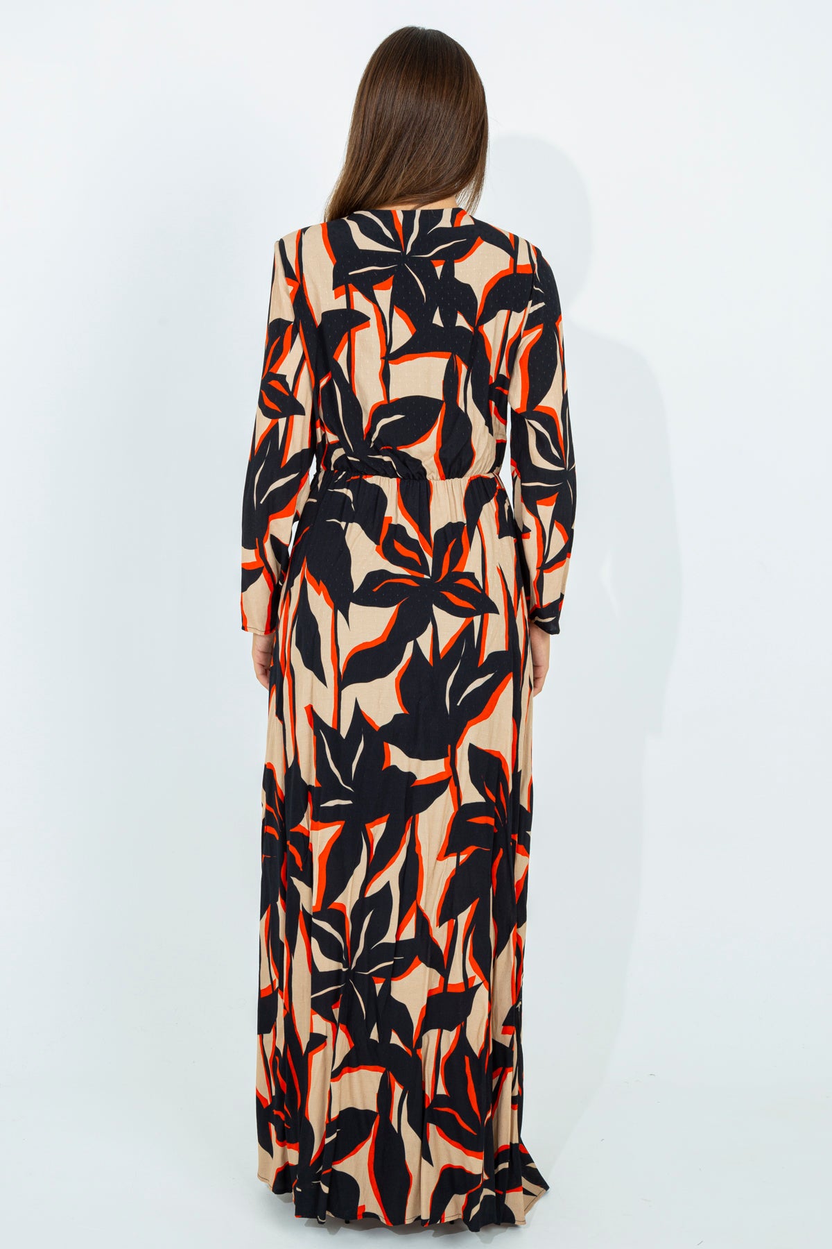 Patterned maxi dress