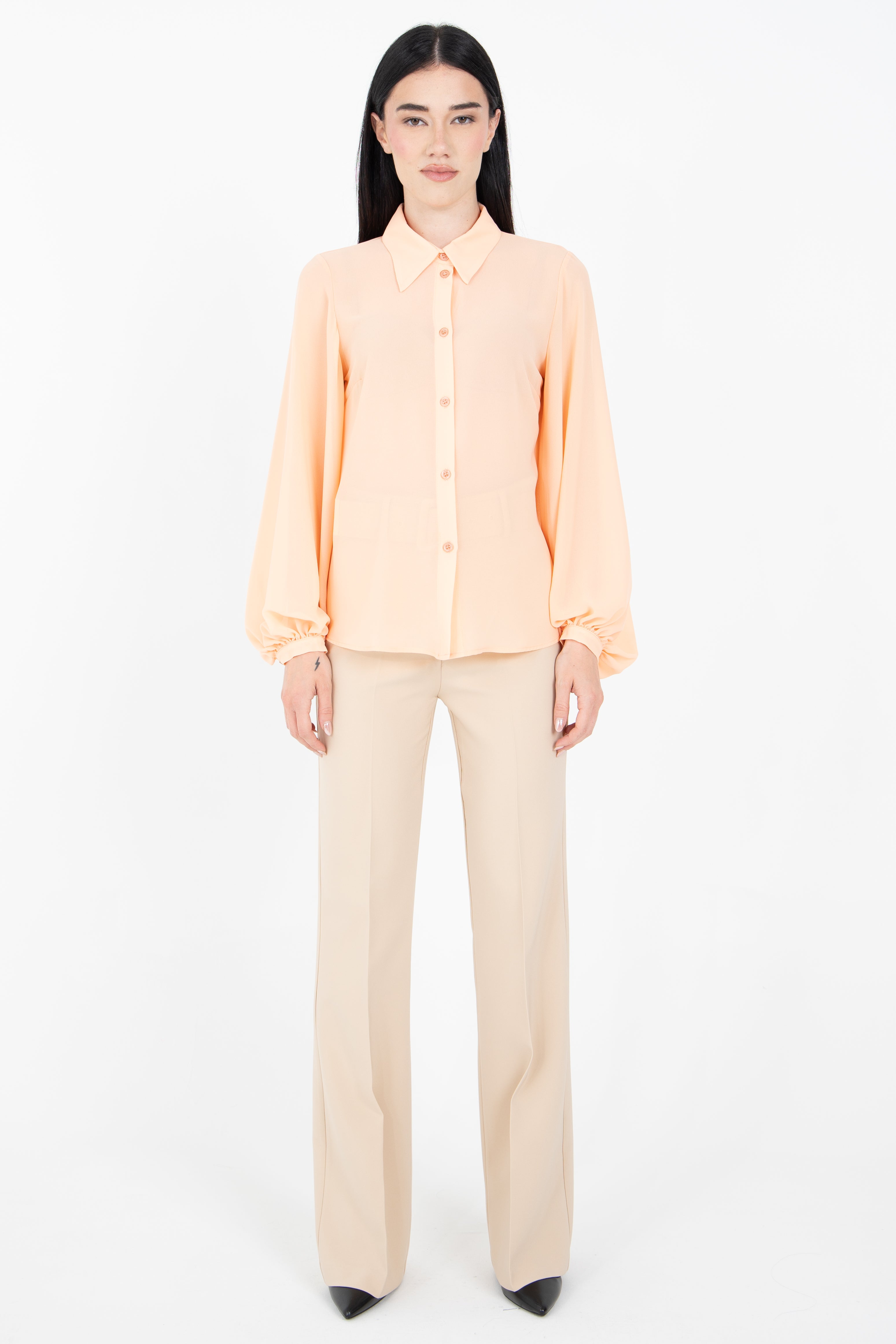 Camicia con maniche ampie