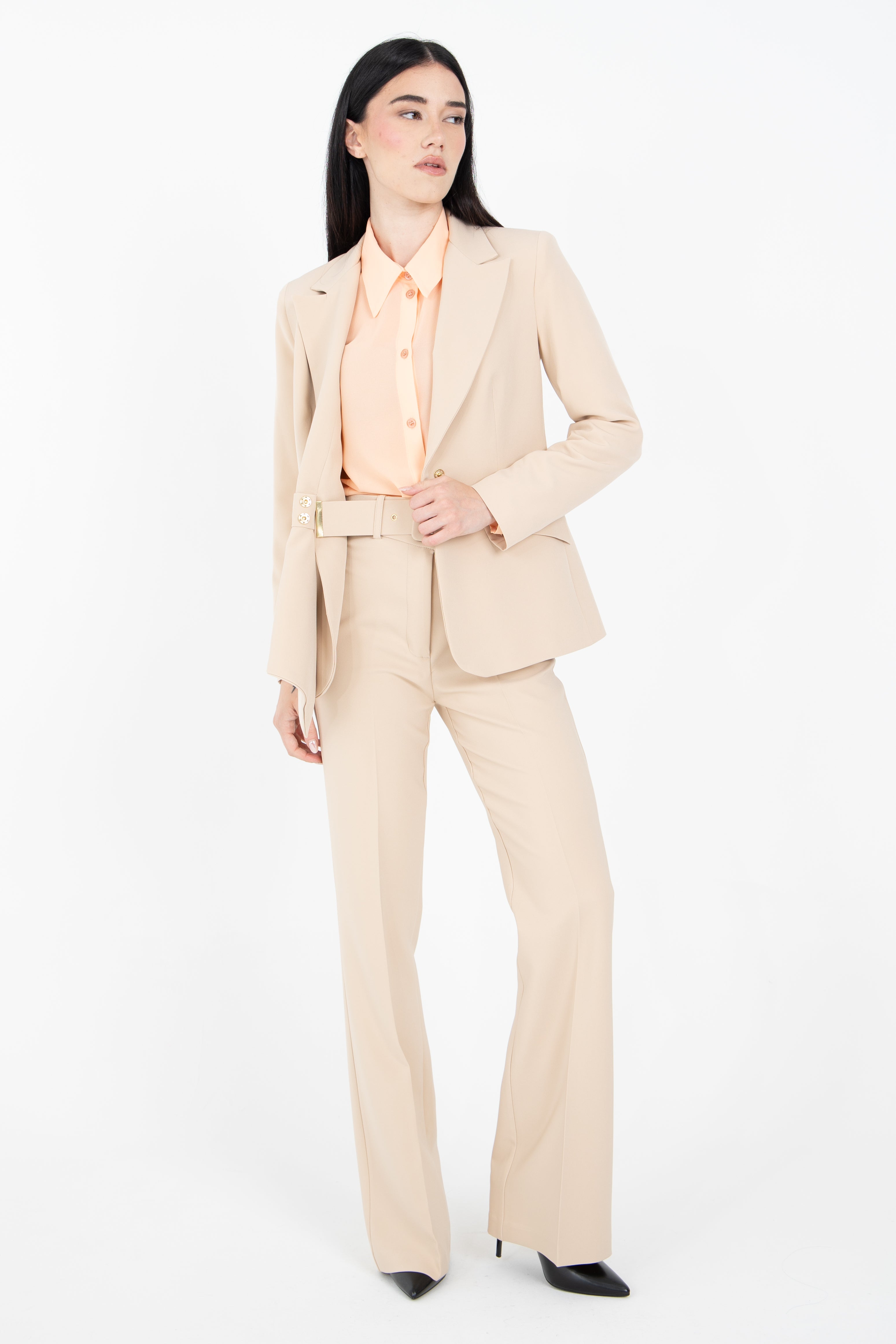 Pantalone a gamba dritta