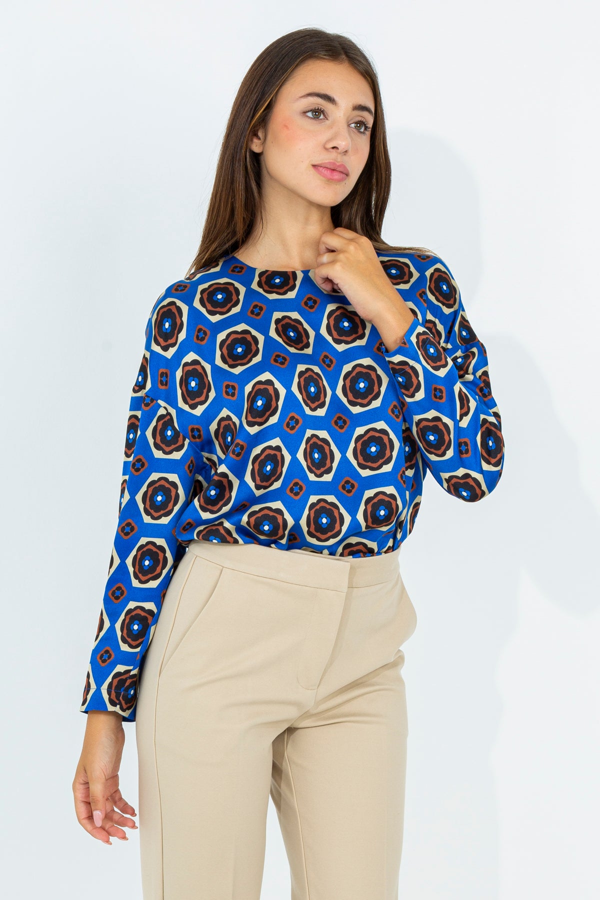 Blusa fantasia in viscosa