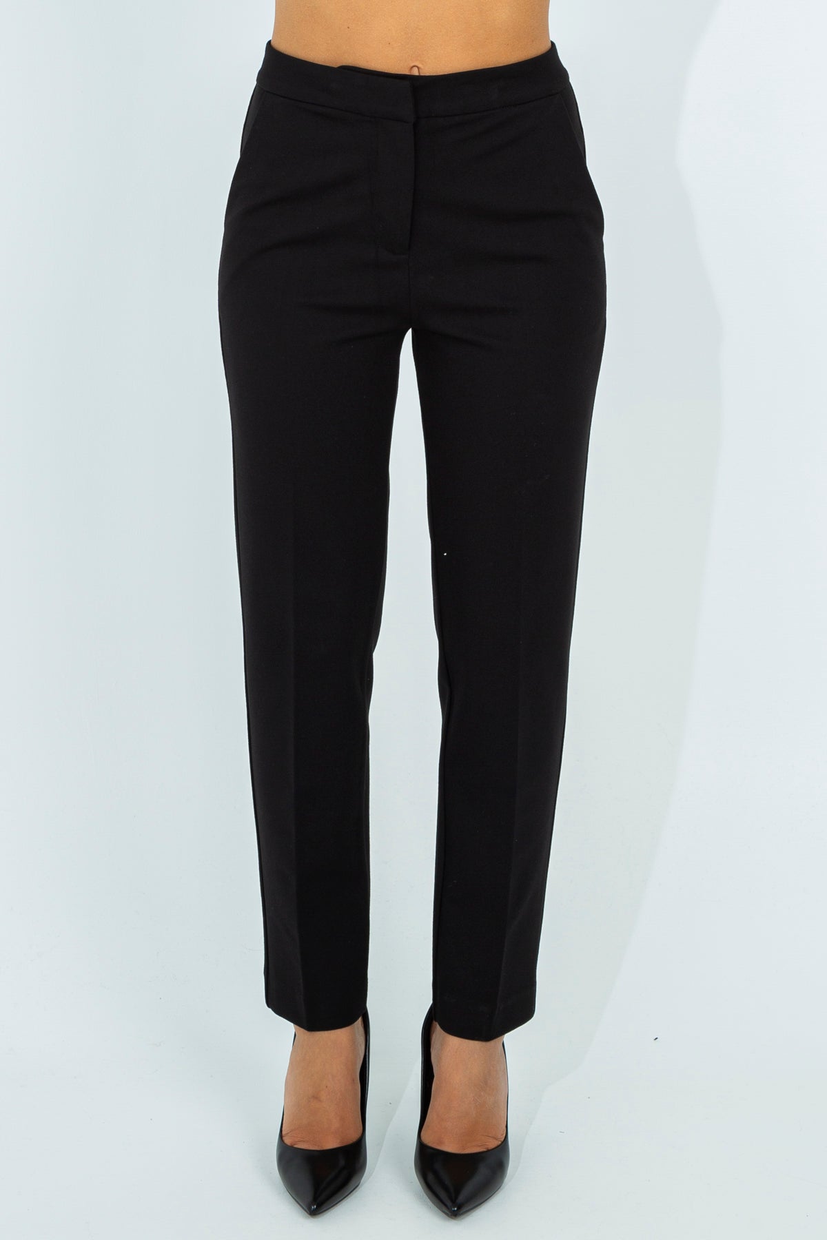 Milanese stitch trousers