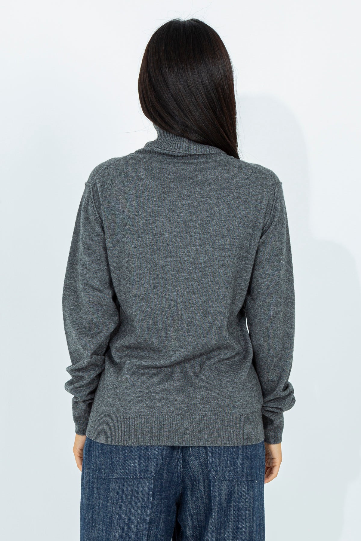 Wool blend turtleneck sweater