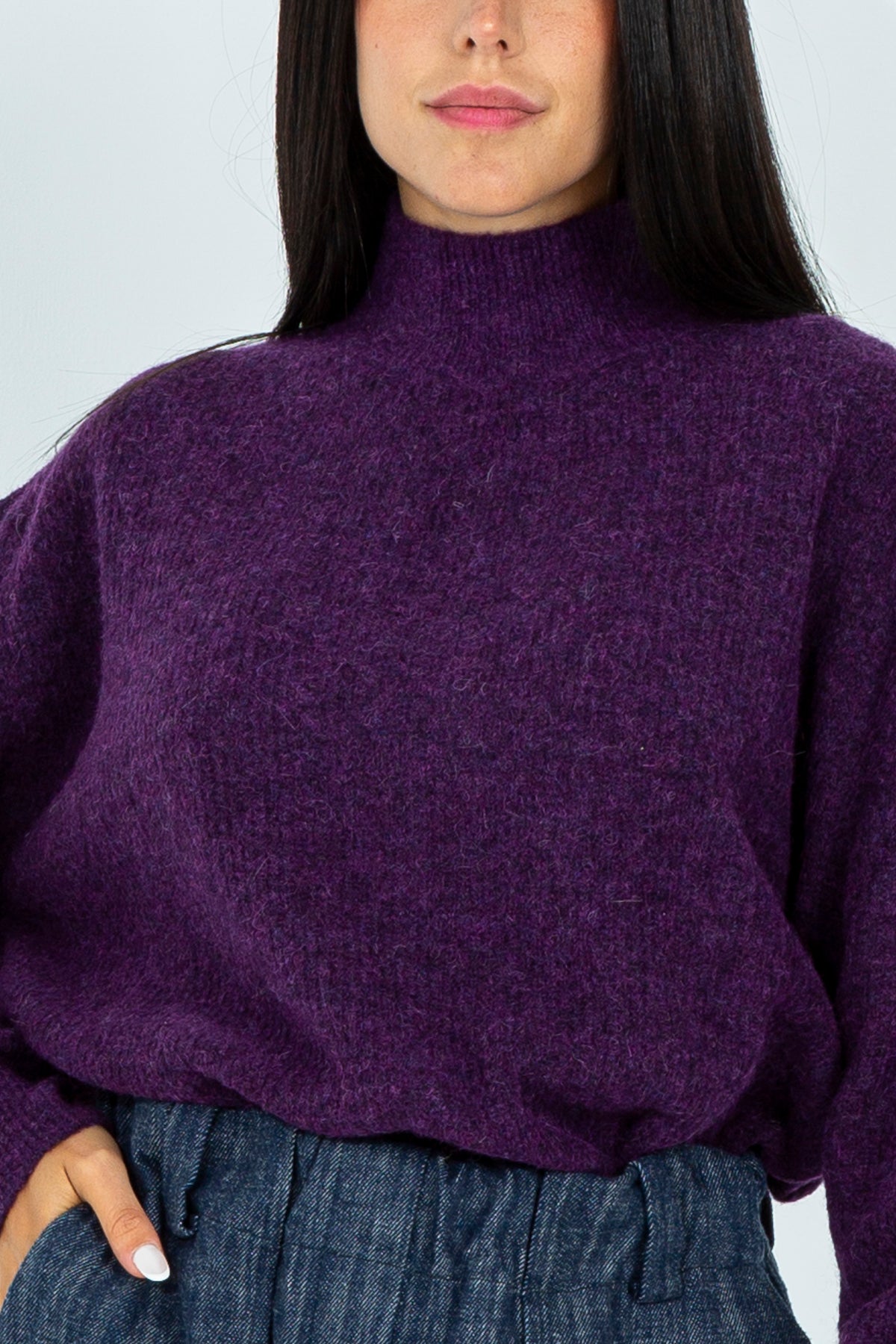 Half-neck sweater