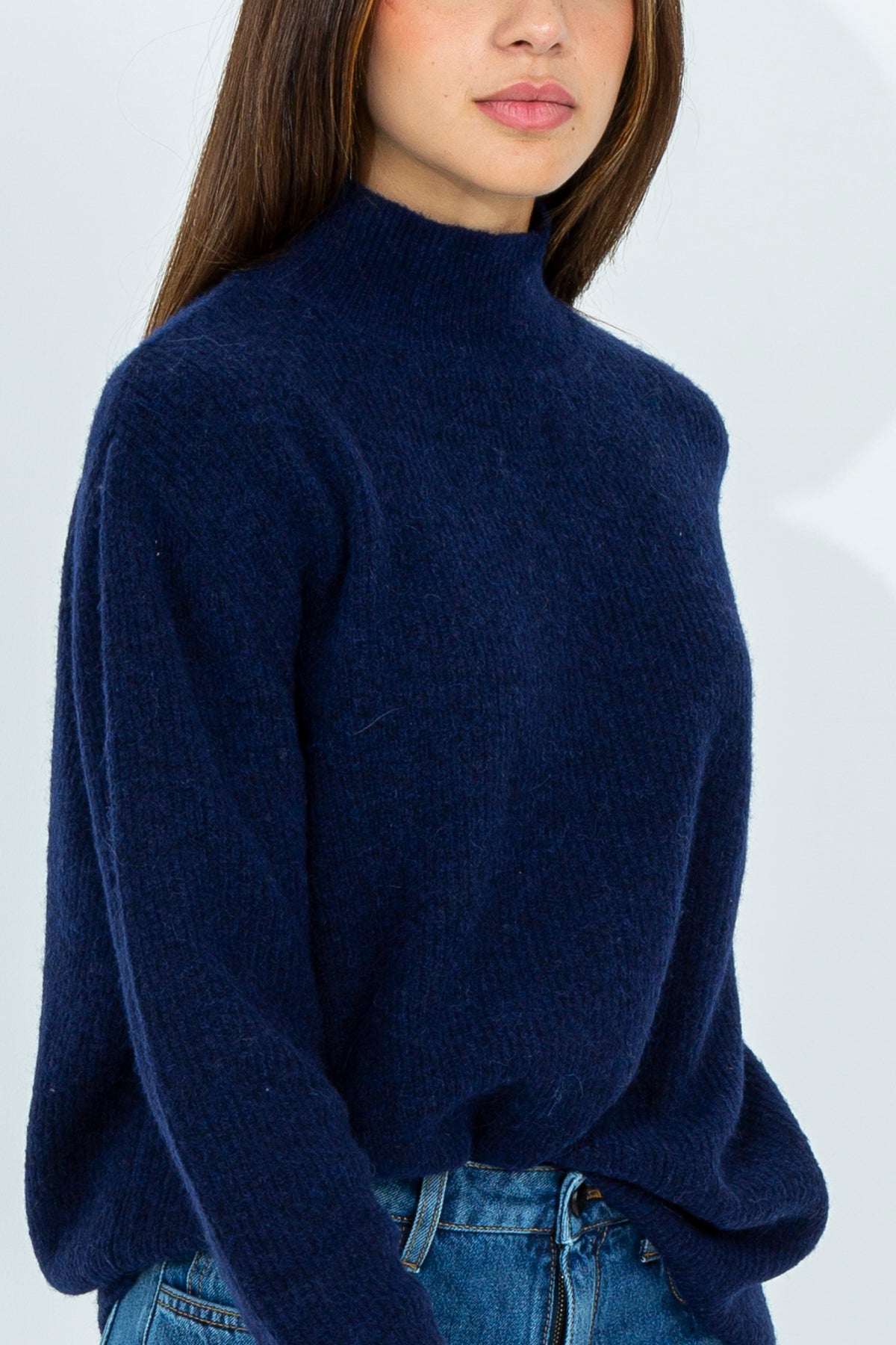 Half-neck sweater