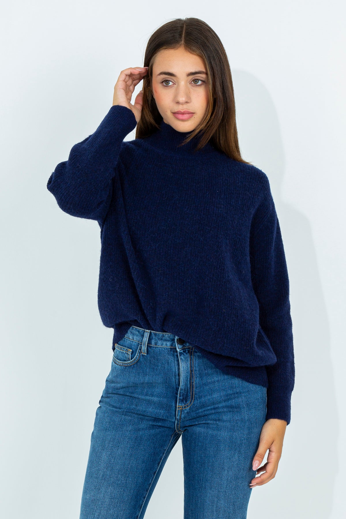 Half-neck sweater