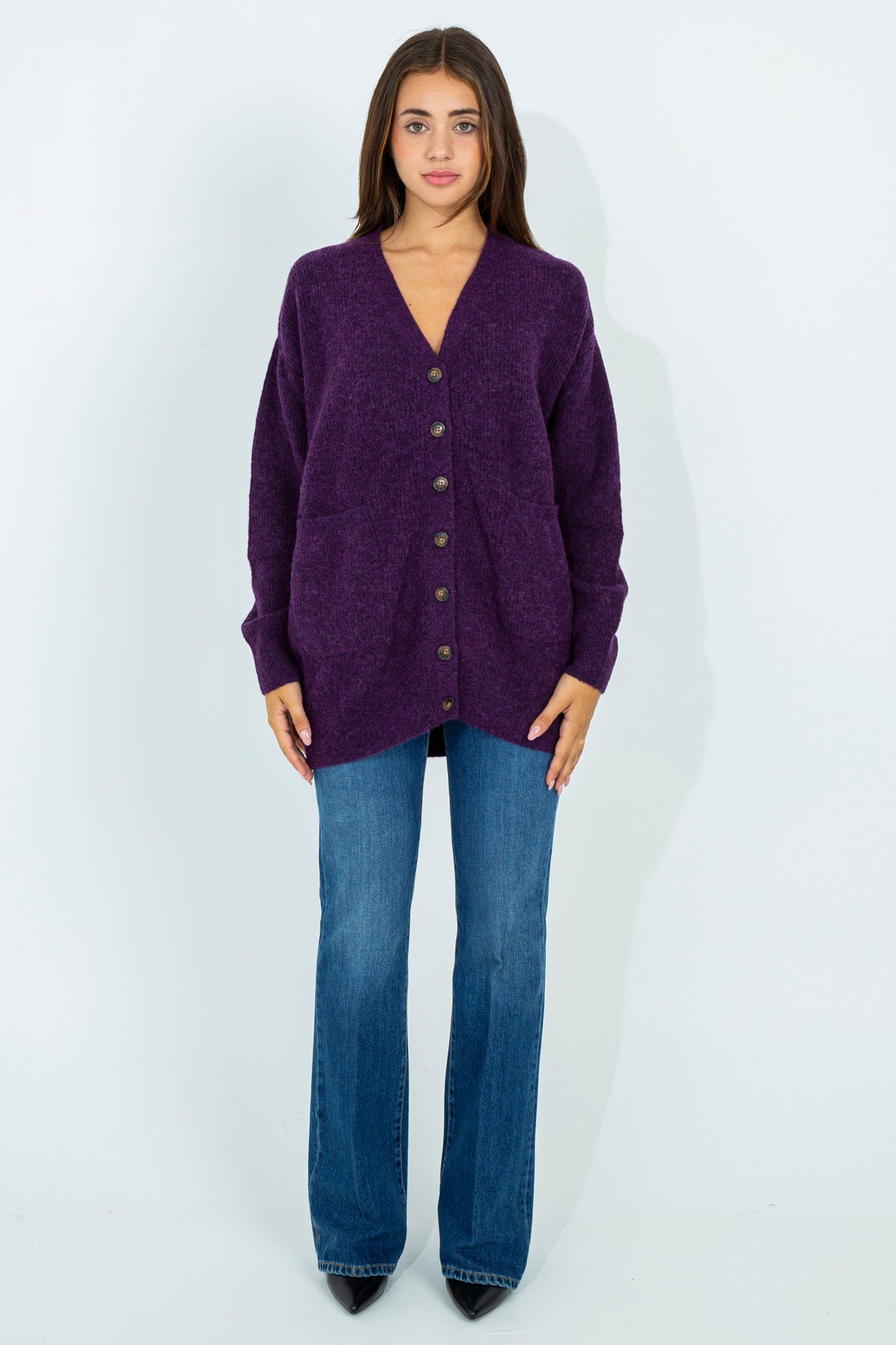 Wool Blend Cardigan