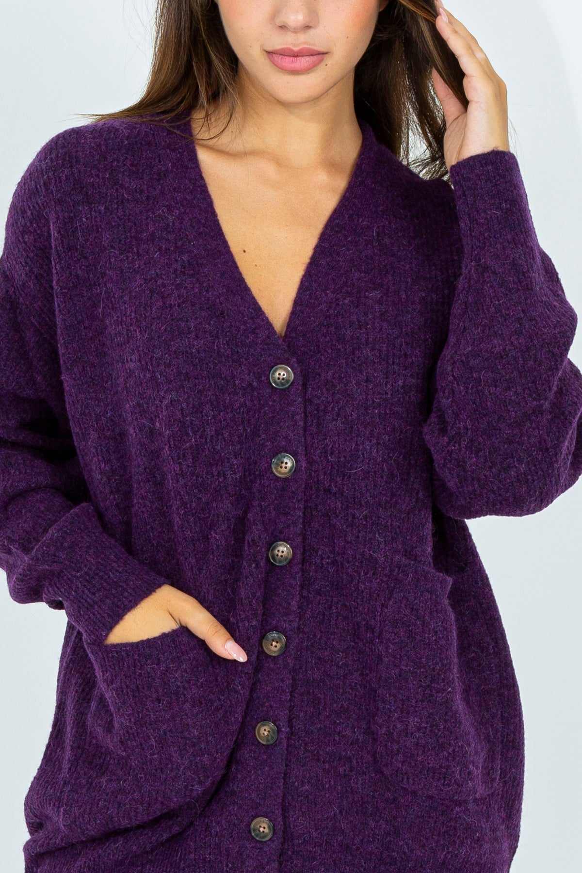 Wool Blend Cardigan