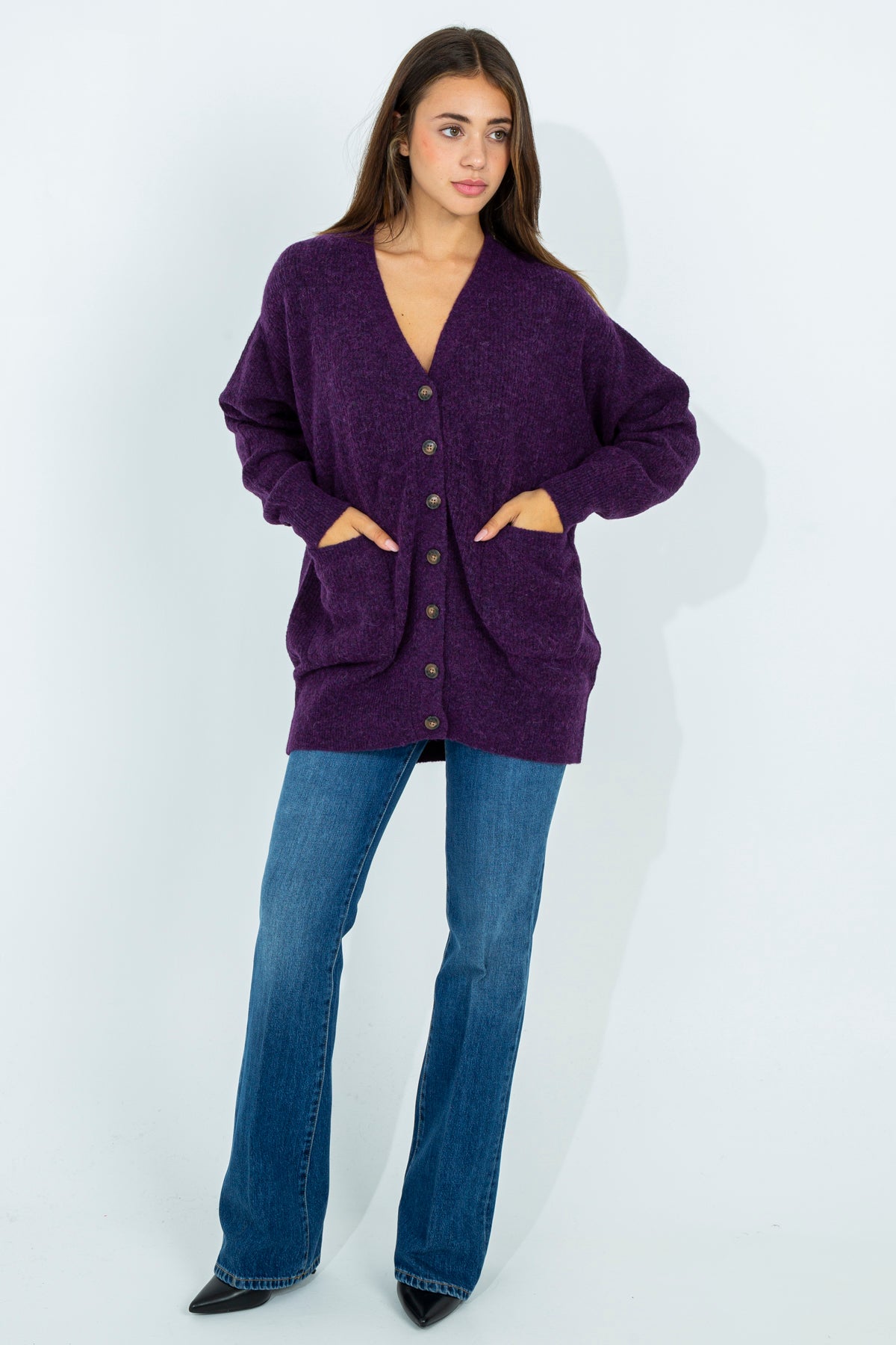 Wool Blend Cardigan