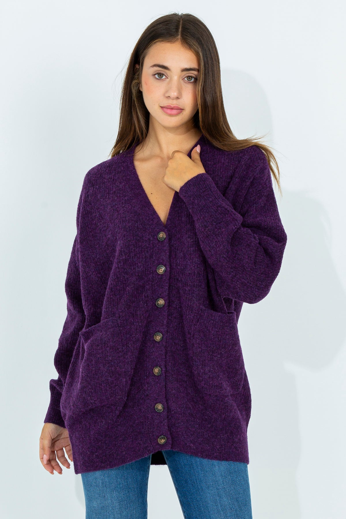 Wool Blend Cardigan