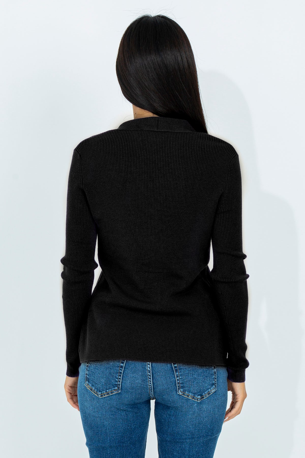 Ribbed wool sweater