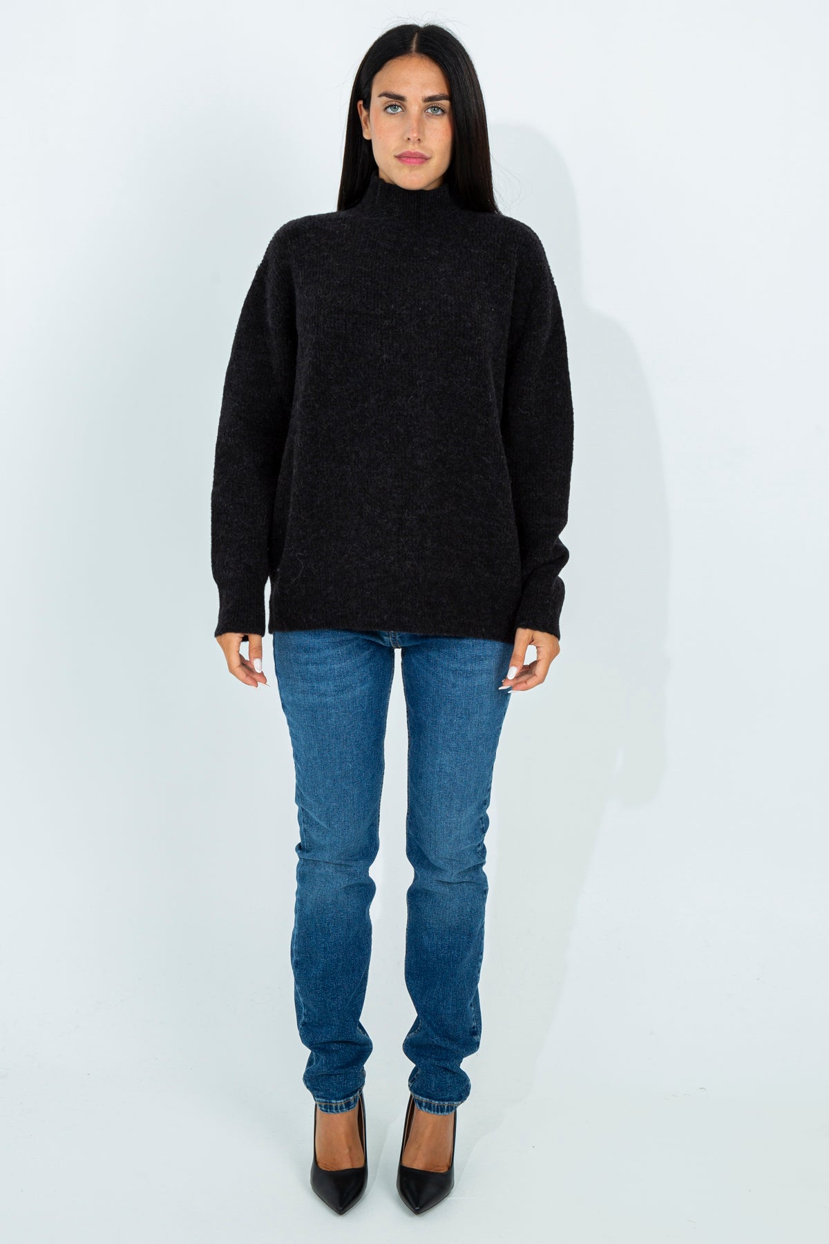 Half-neck sweater