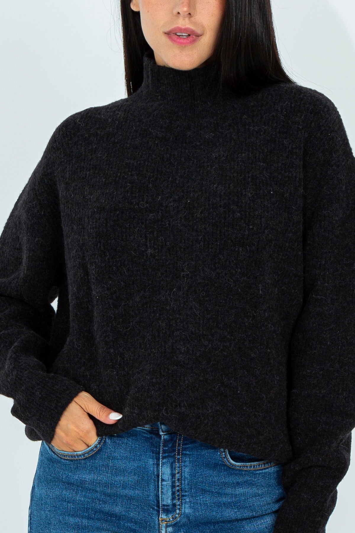 Half-neck sweater