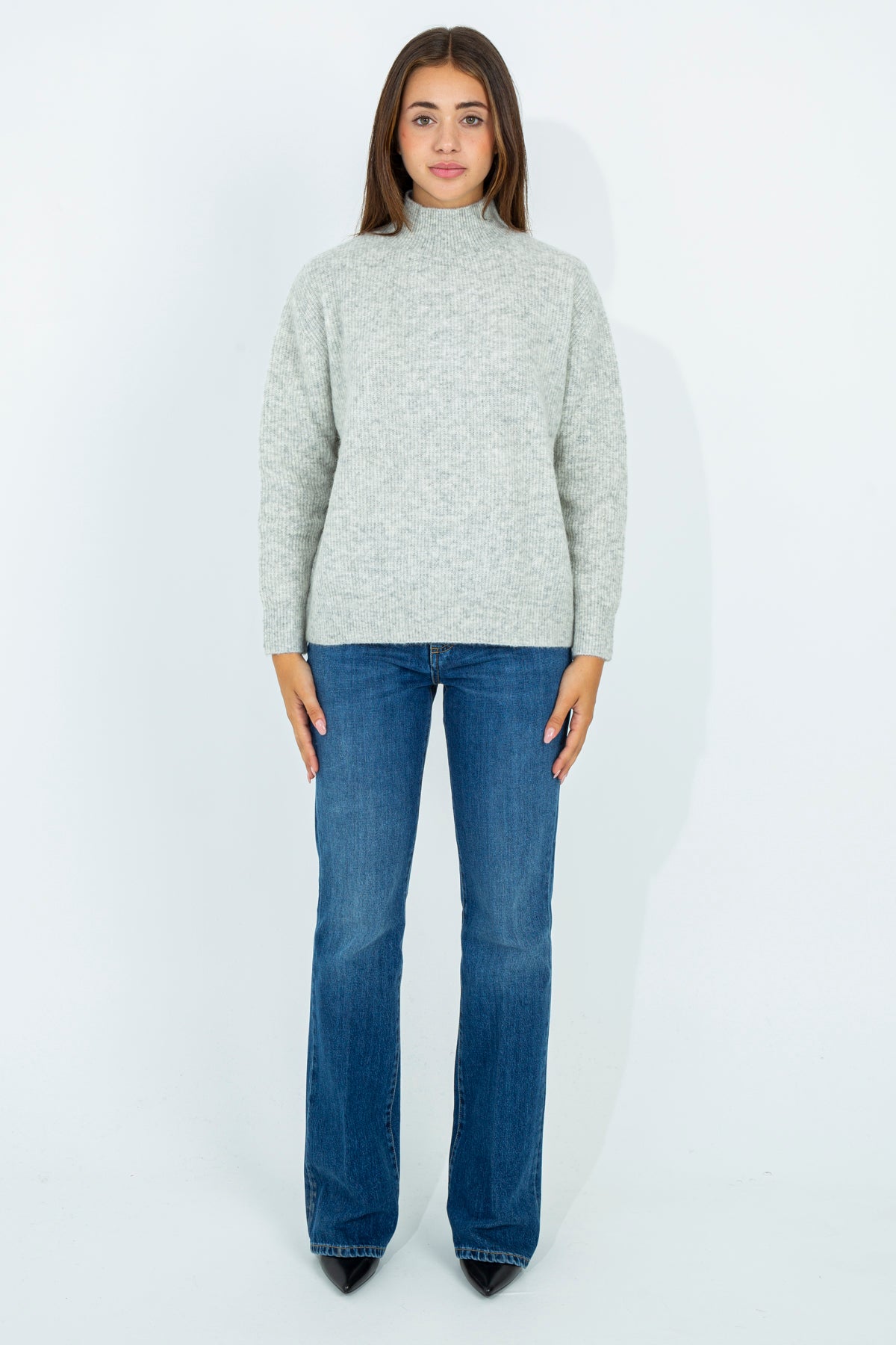 Half-neck sweater