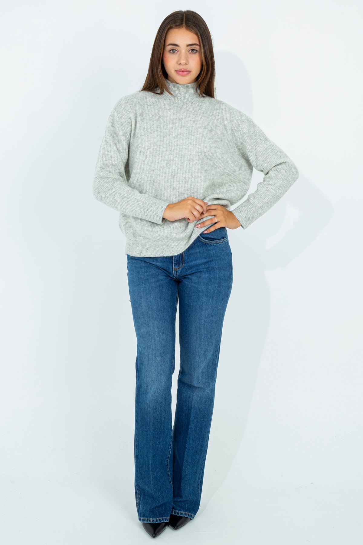 Half-neck sweater