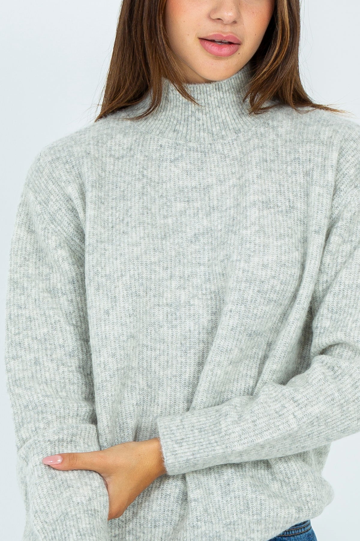 Half-neck sweater