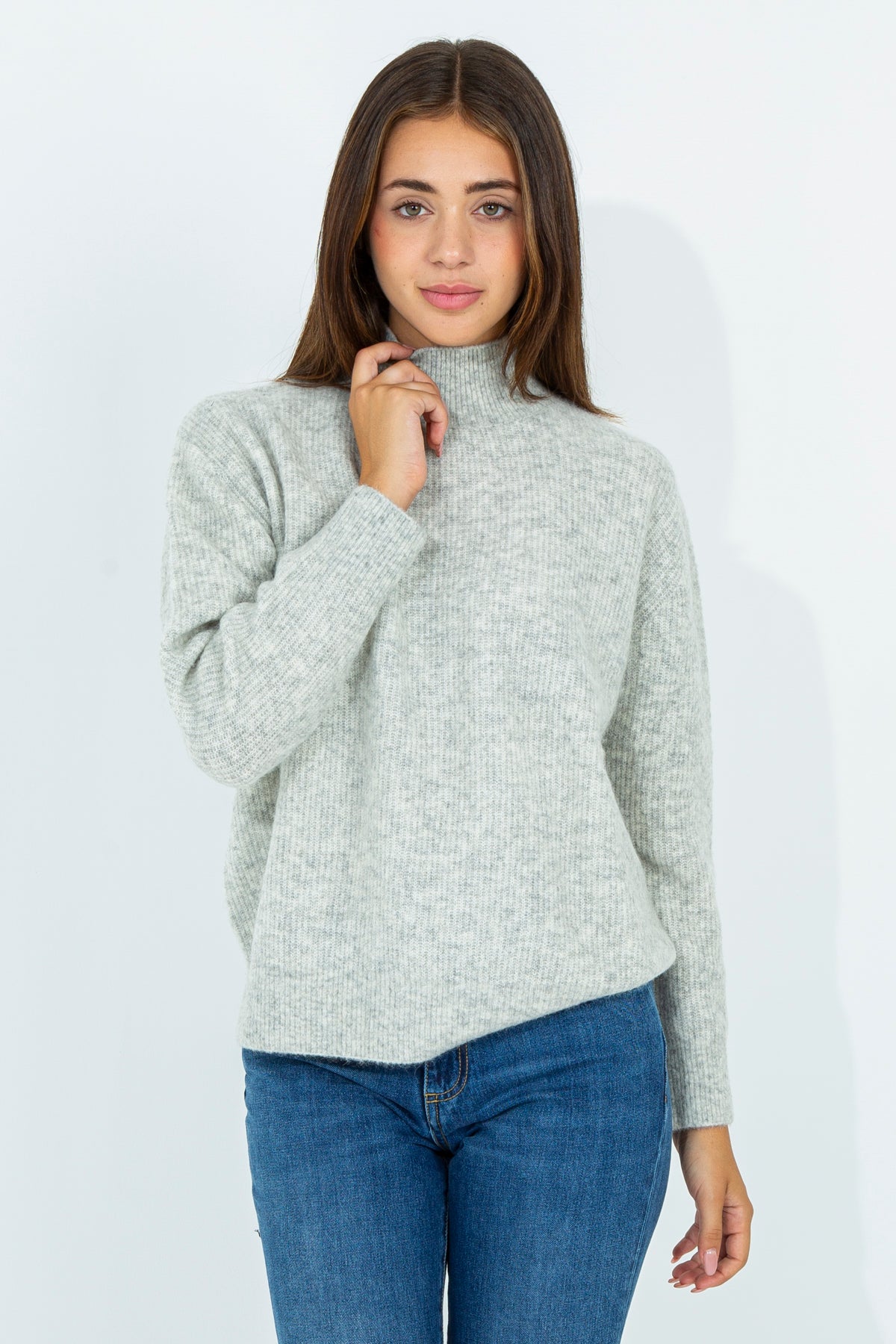 Half-neck sweater