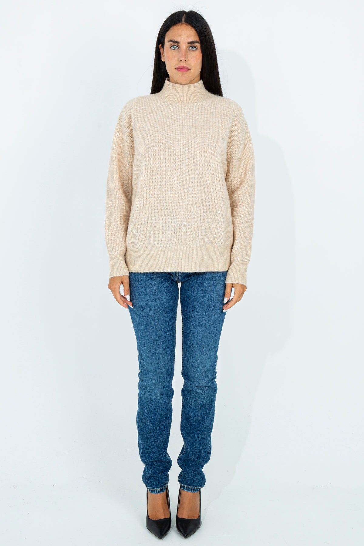 Half-neck sweater