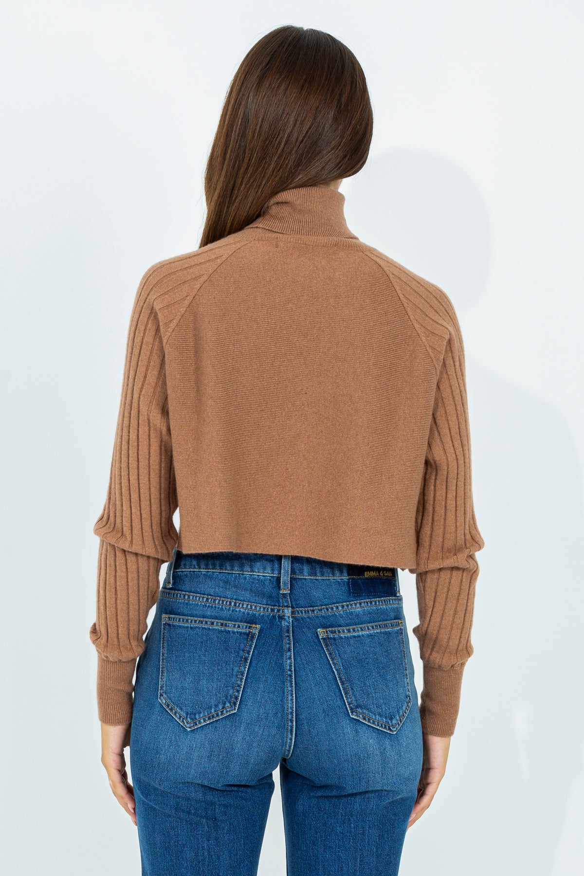 Wool Blend Crop Sweater