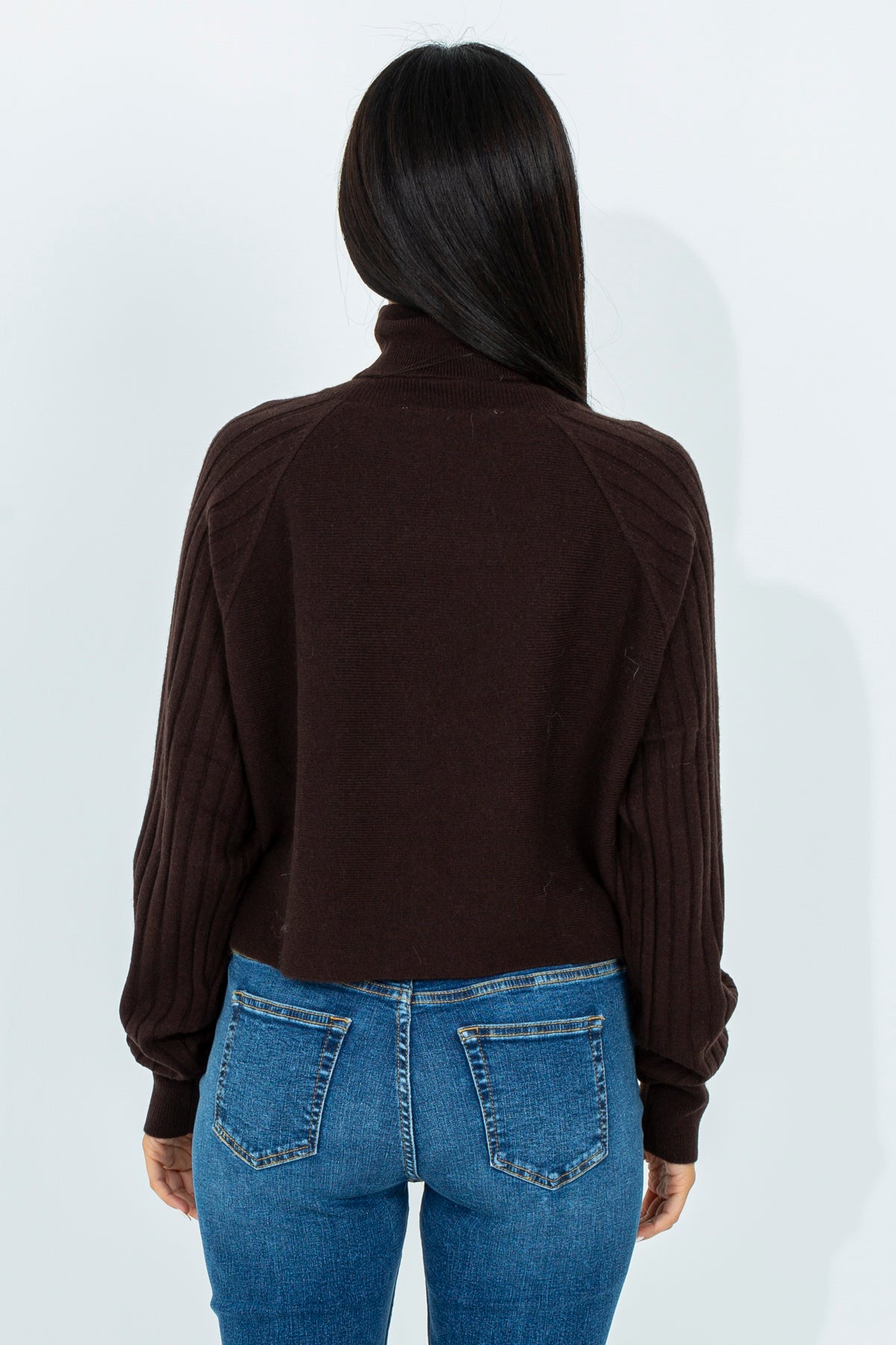 Wool Blend Crop Sweater