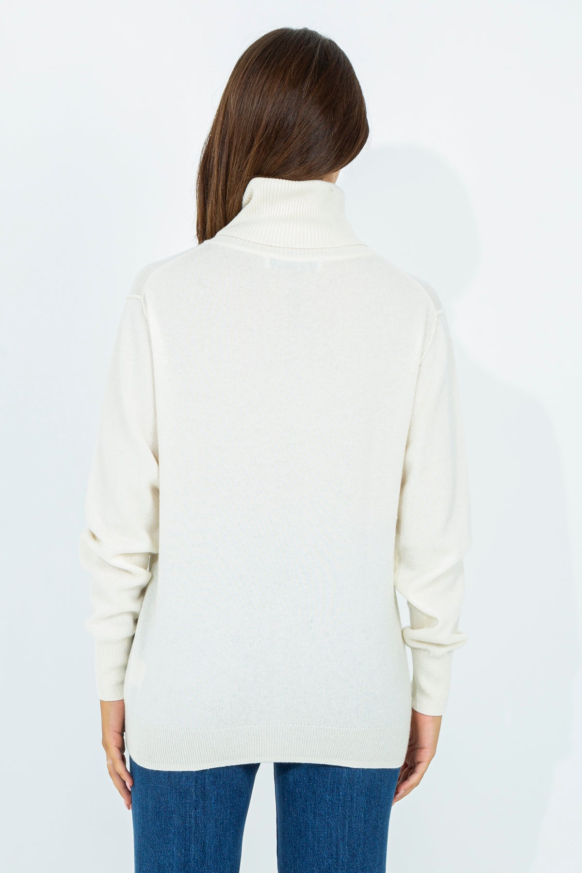 Wool blend turtleneck sweater