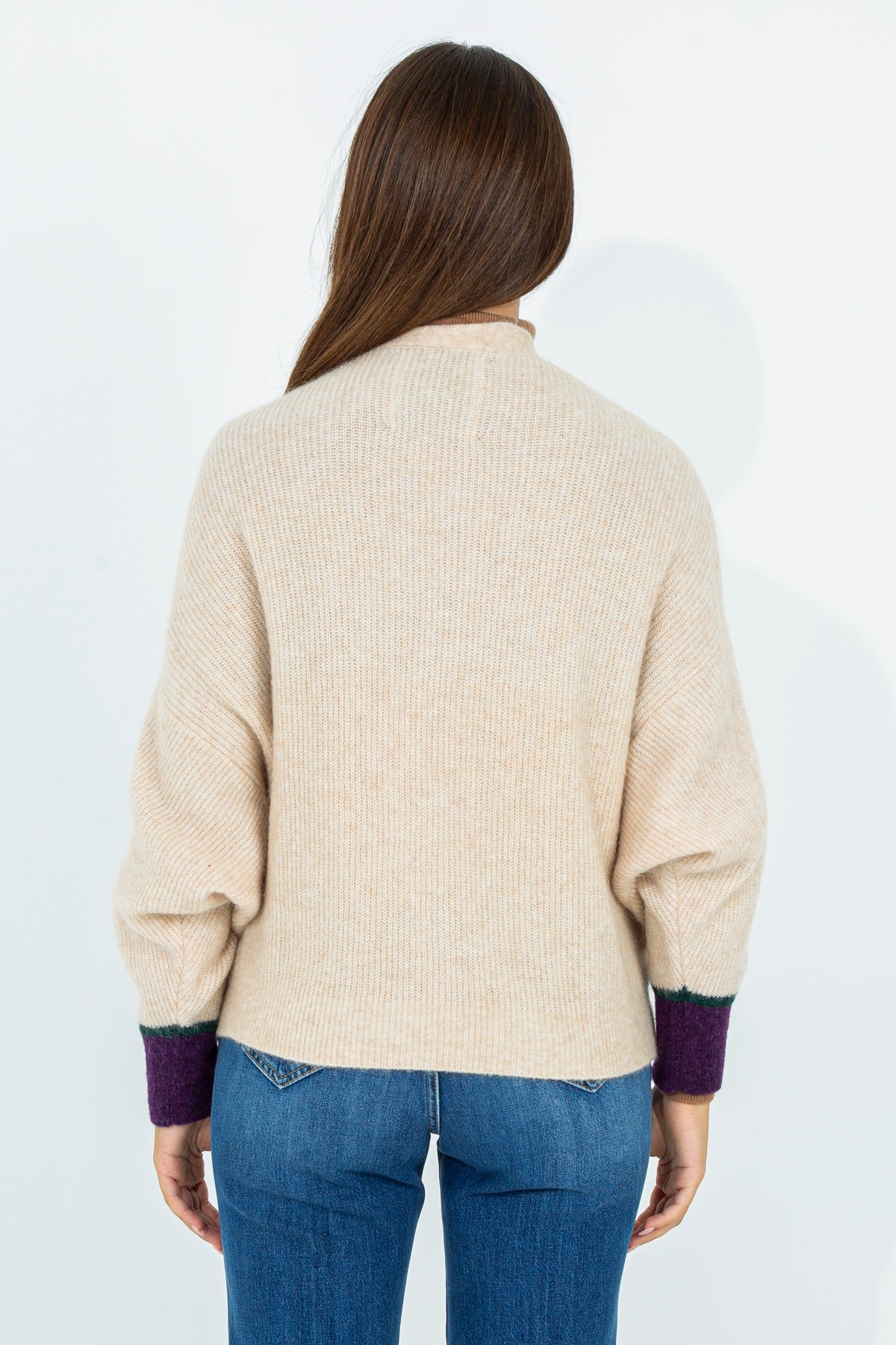 Open cardigan in wool blend