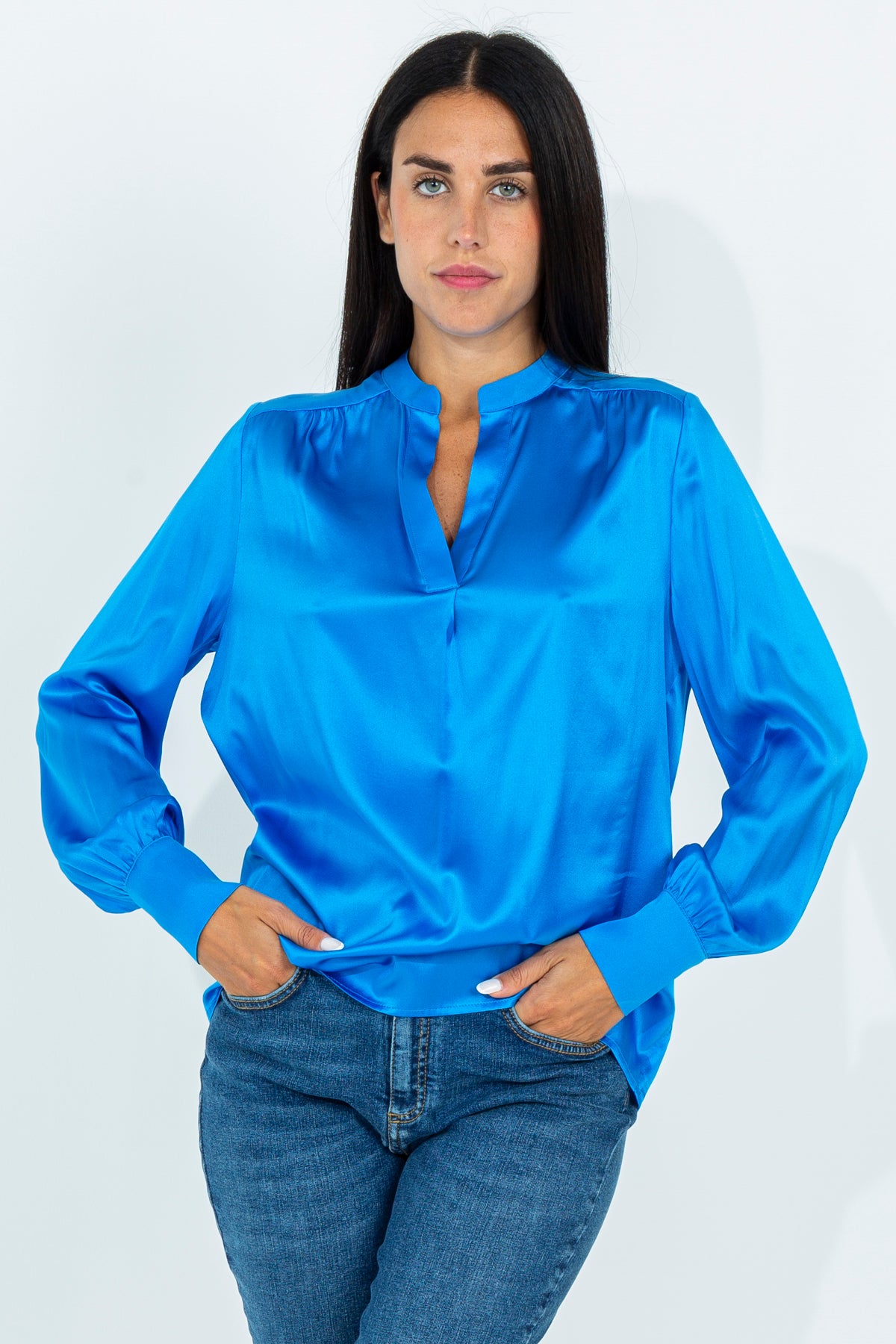 Blusa in seta