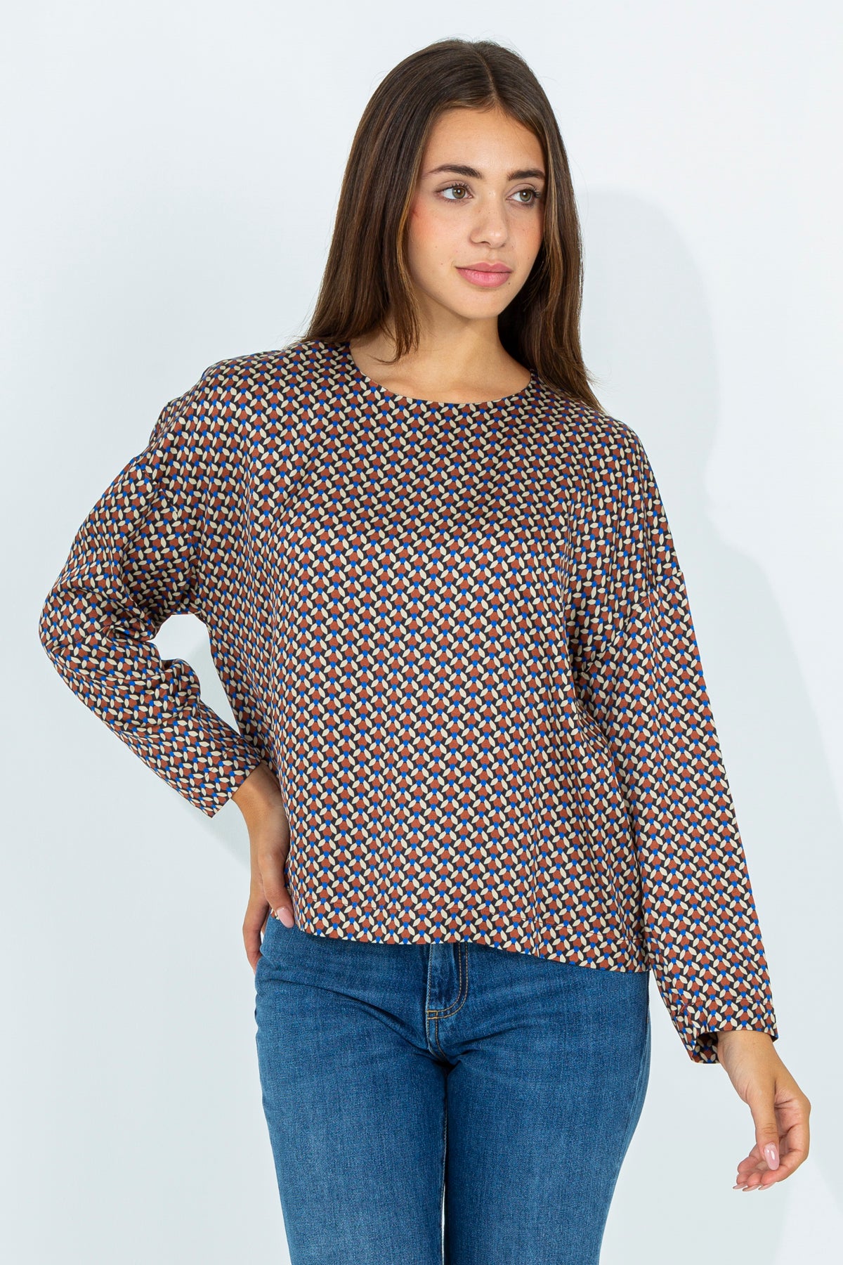 Blusa fantasia in viscosa