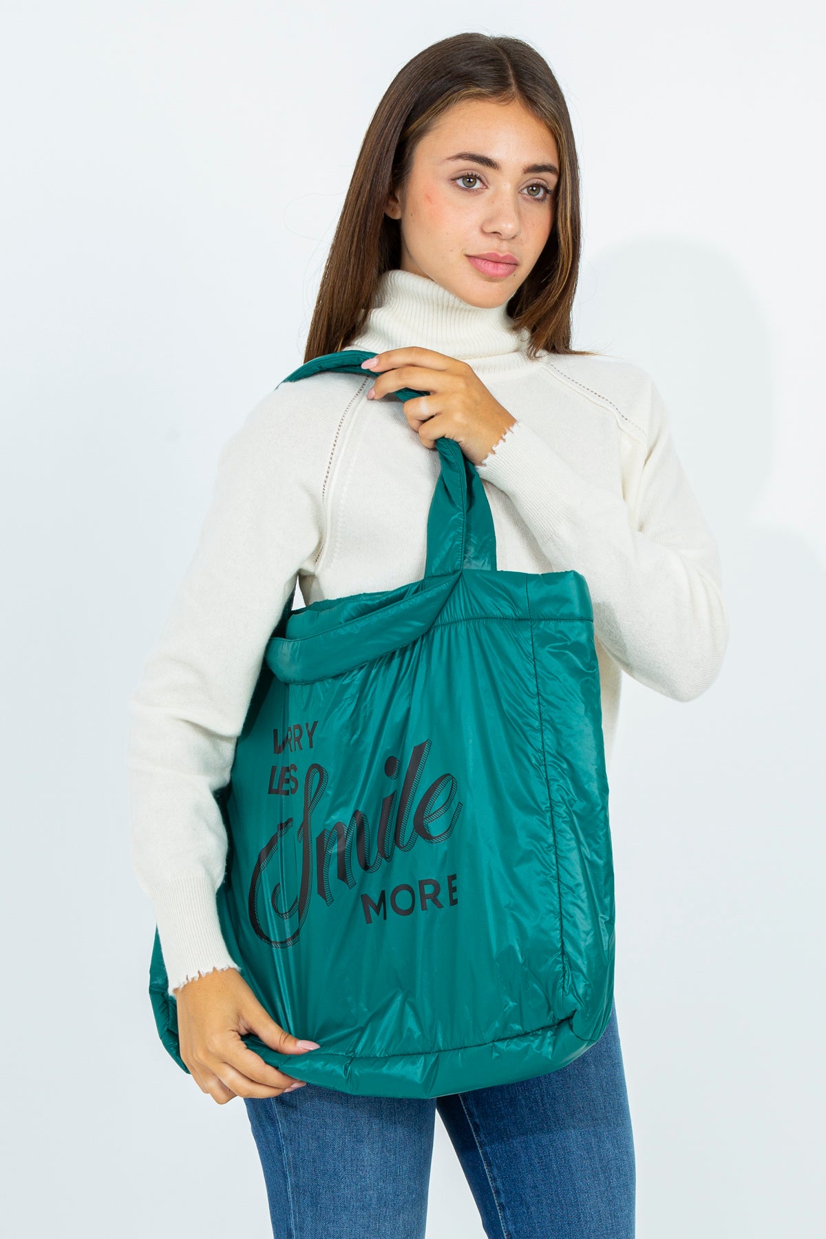 Quilted shopping bag