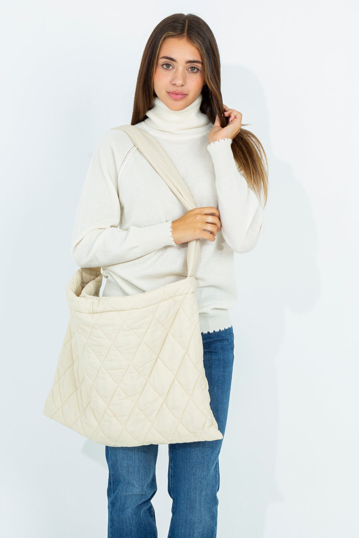 Quilted weekend bag