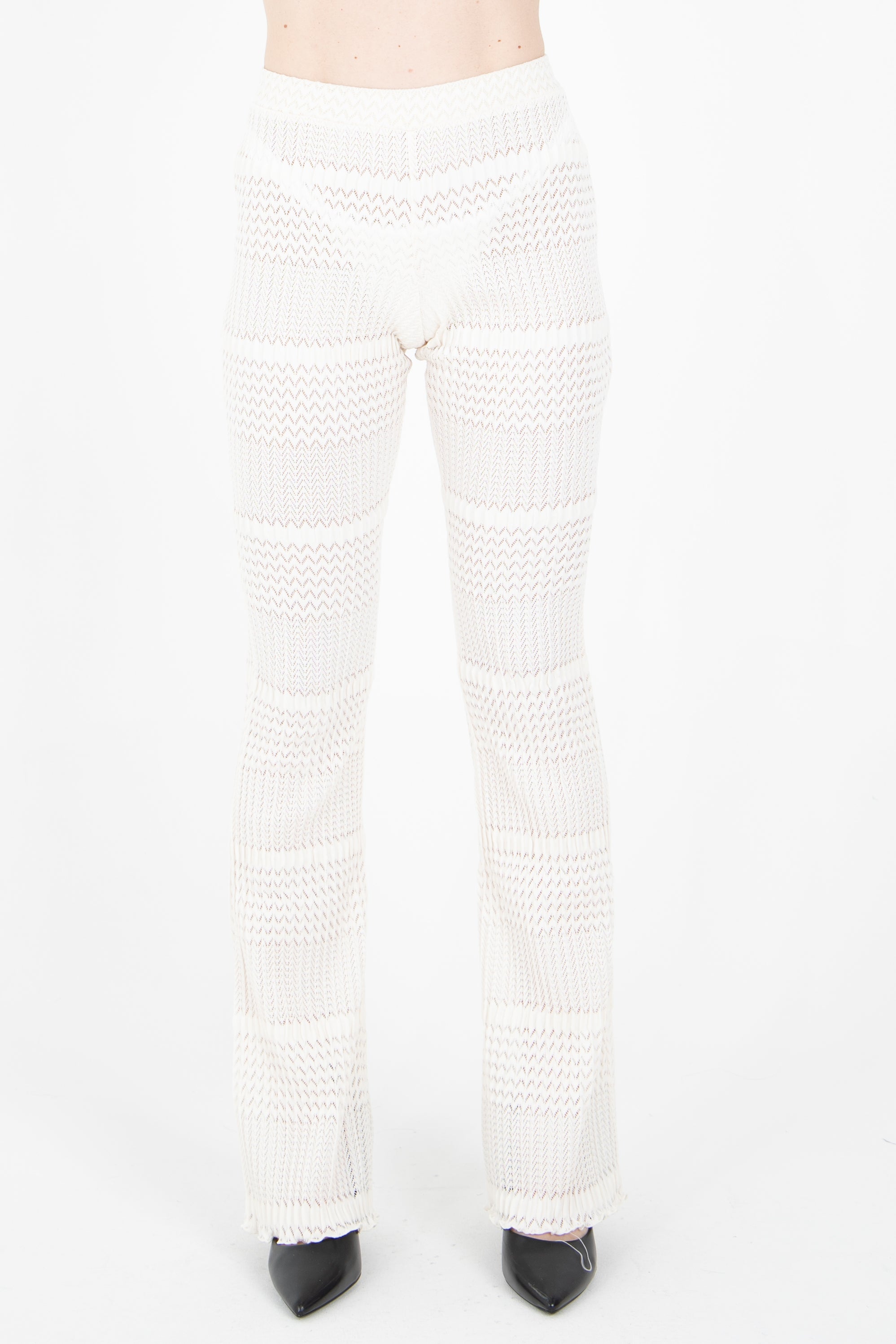 Pantalone zampa iconico pink