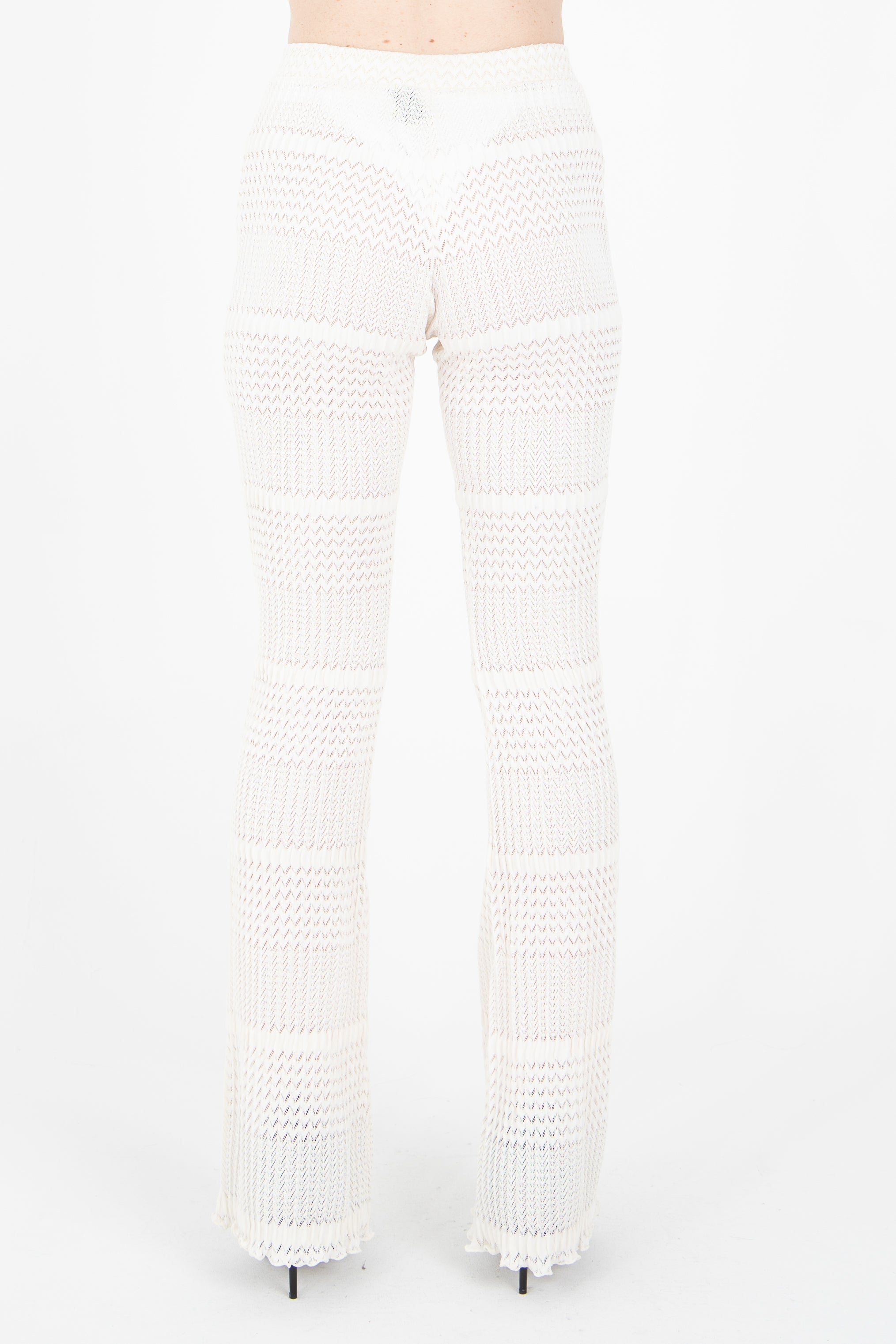 Pantalone zampa iconico pink