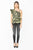 PINKO Top monospalla a fantasia floreale