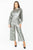 LE VOLIERE Giacca crop animalier