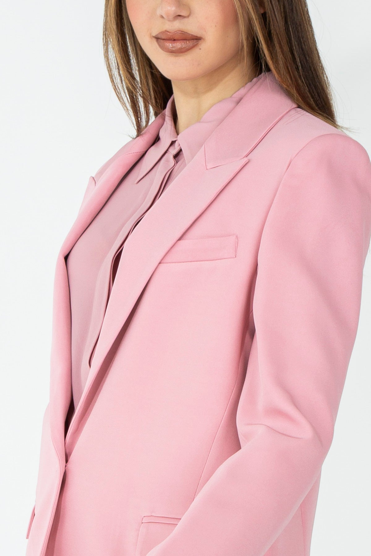 Giacca monopetto a taglio sartoriale