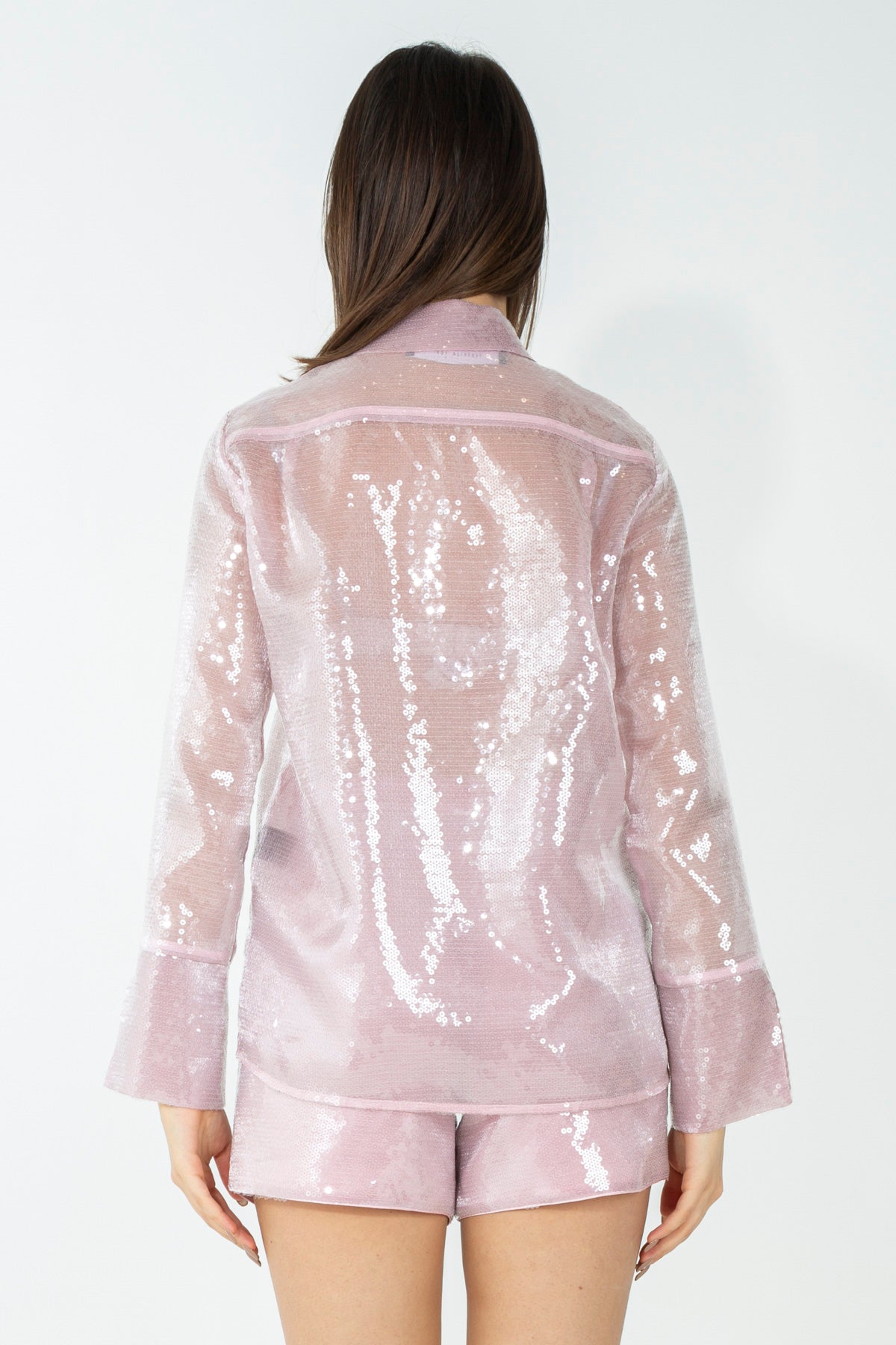 Camicia con paillettes