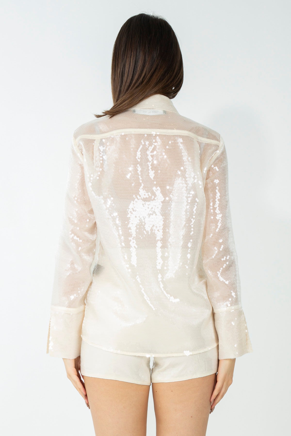 Camicia con paillettes