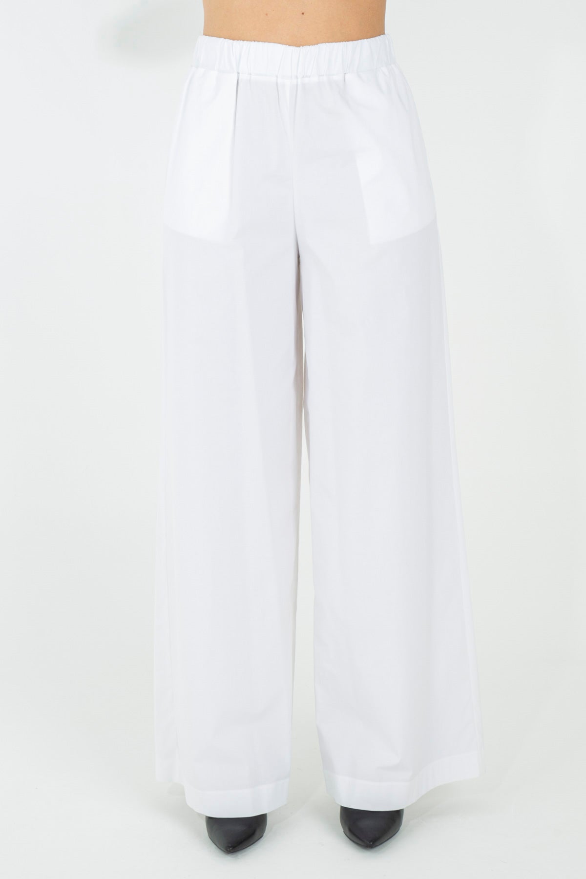 Pantalone palazzo in cotone