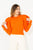 AKEP Maglione crop con maniche voluminose