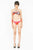 CHANGIT Costume bikini fascia e slip brasiliano regolabile frou frou